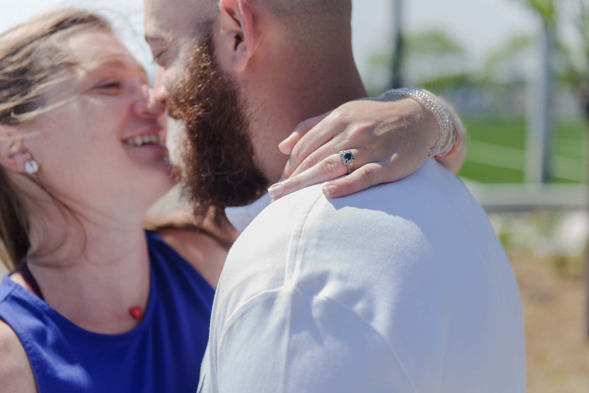 East Boston LoPresti Park Engagement Ring