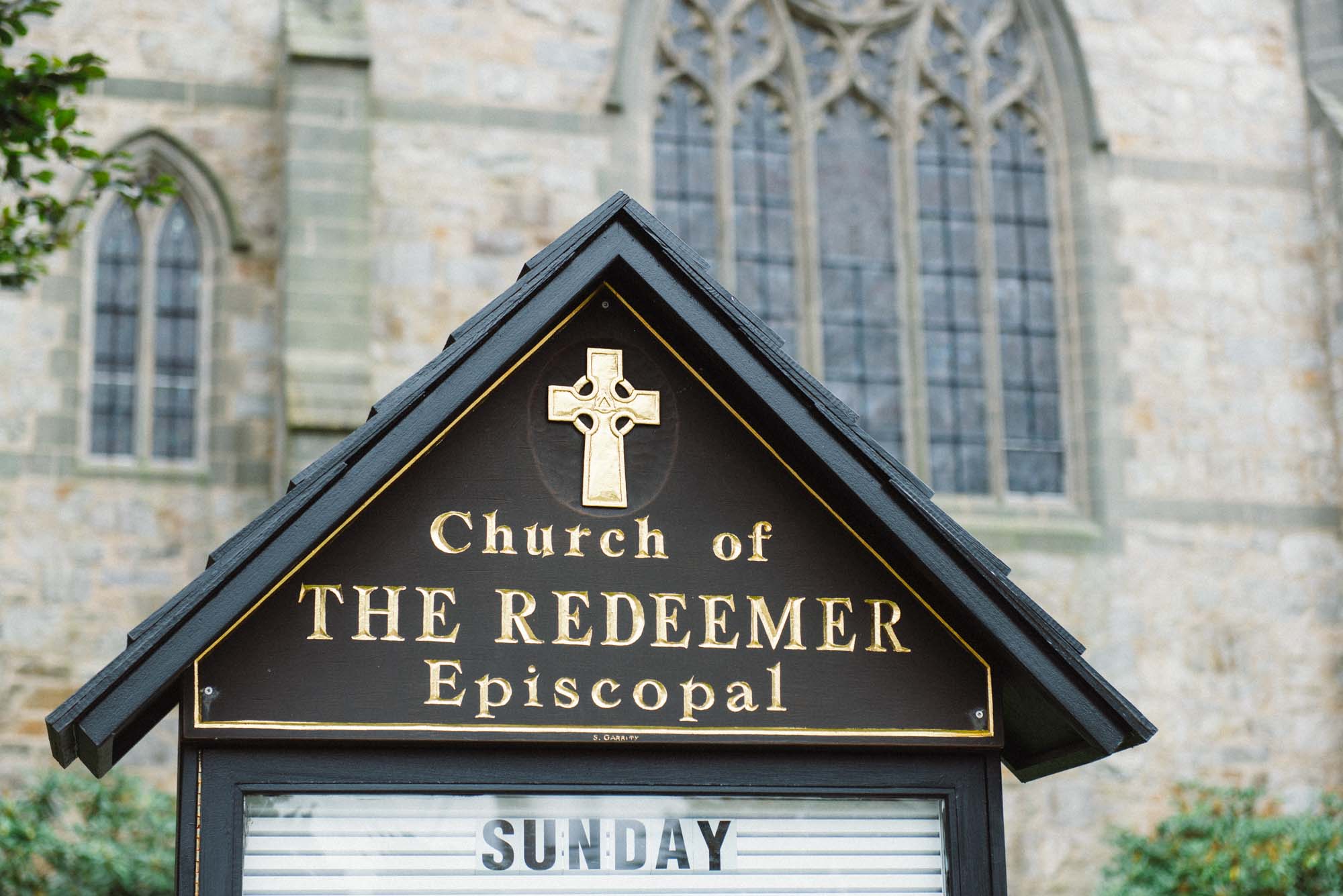 Episcopal Church Of The Redeemer Sign