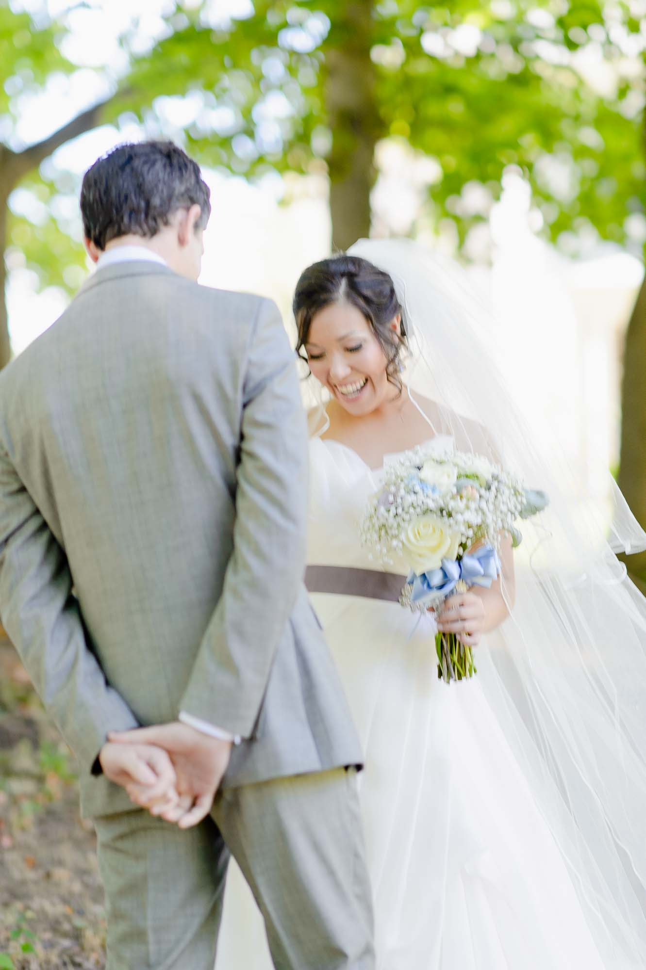 First Look Lyman Estate Wedding Waltham MA