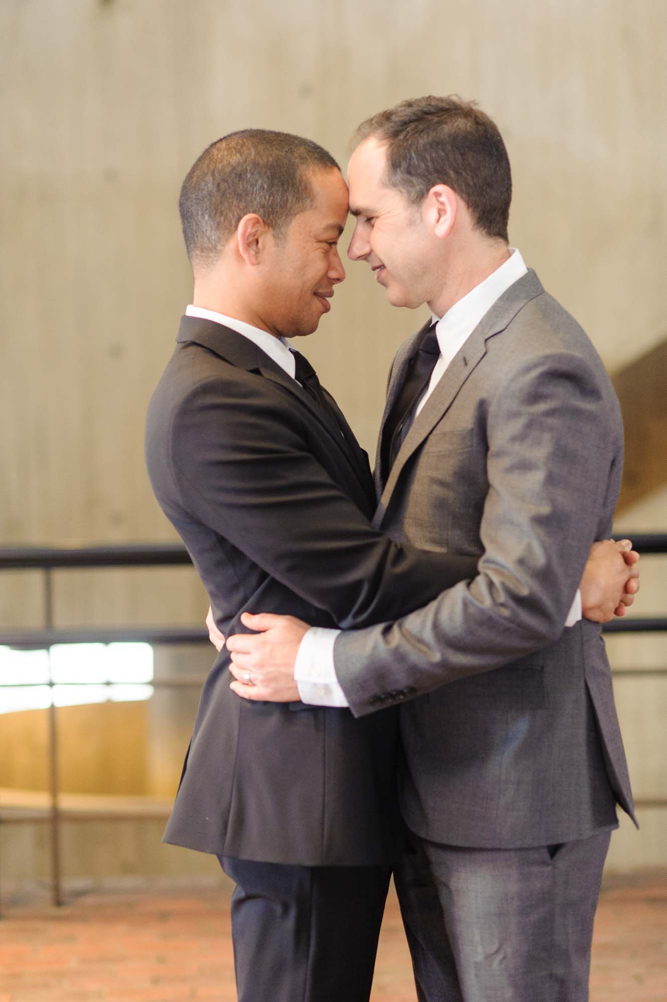 Gay Couple Boston City Hall Wedding James Bill