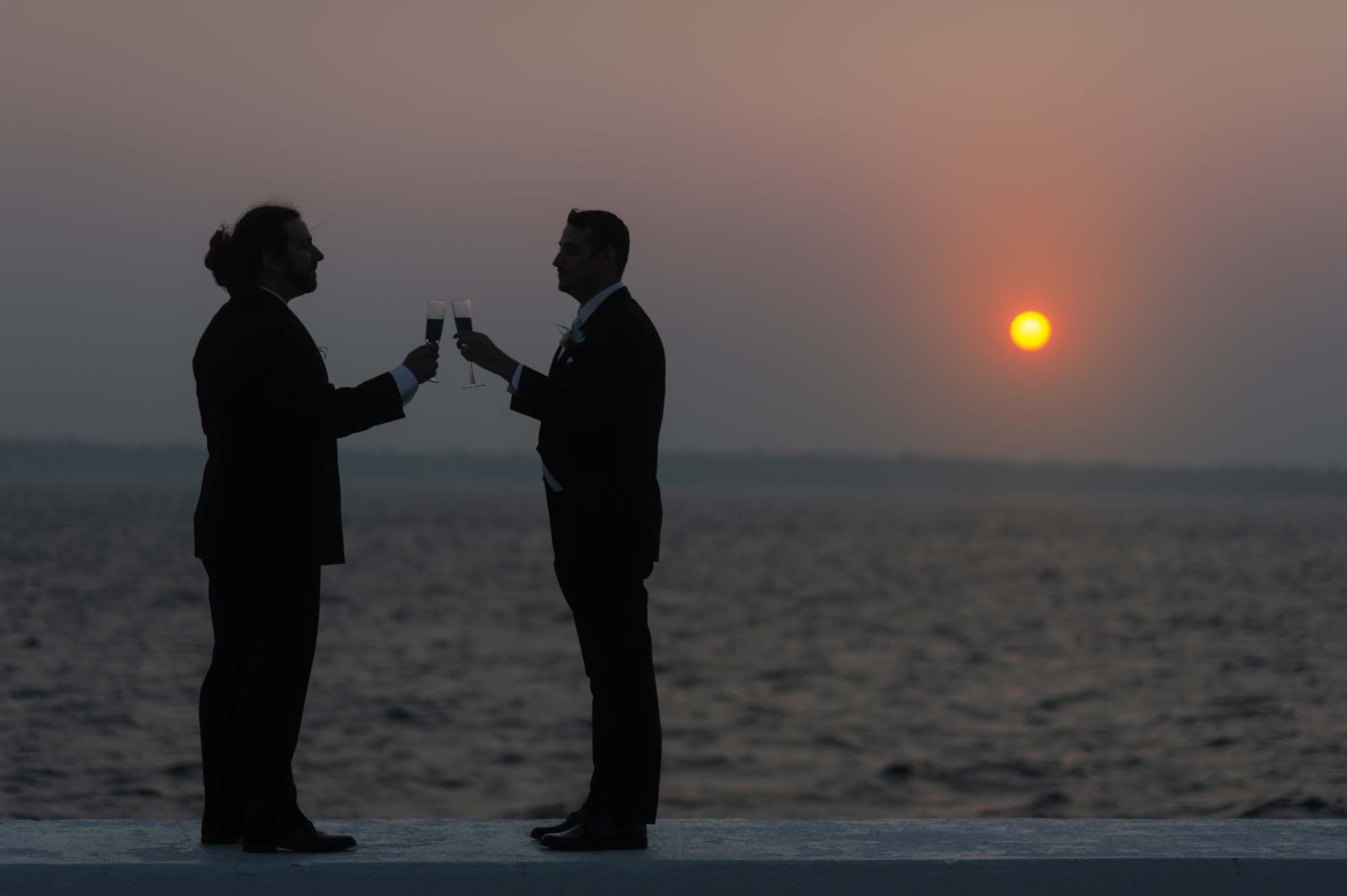 Gay Wedding At Belle Mer In Newport RI