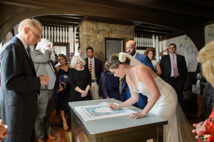 Jewish Wedding Ketubah Signing Shining Tides