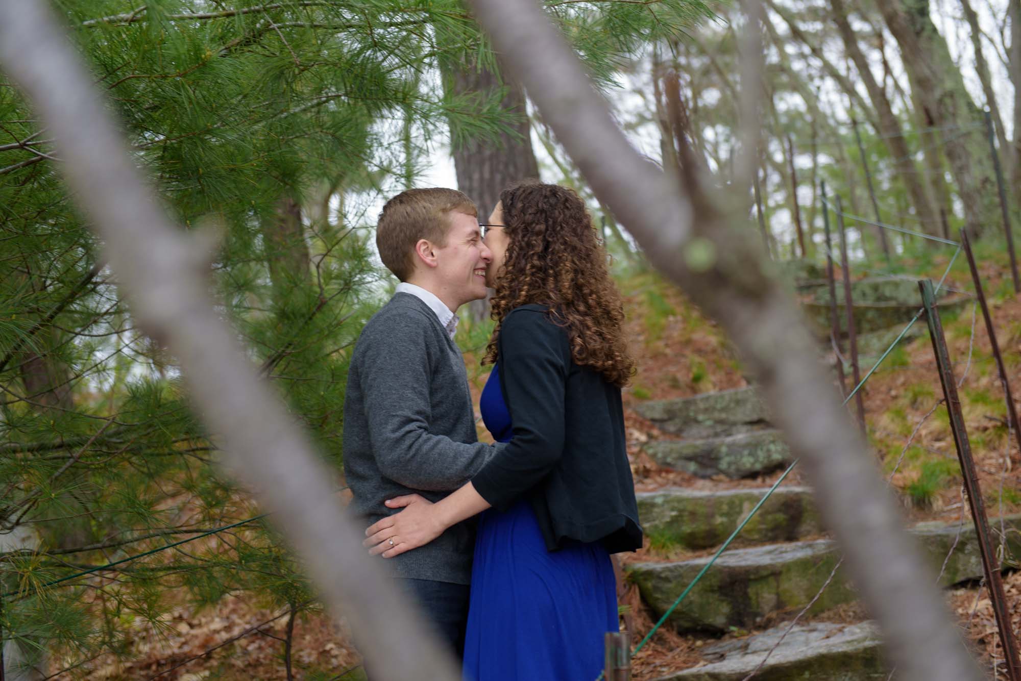 LGBTQ Engagement Session Walden Pond Hiking Trail