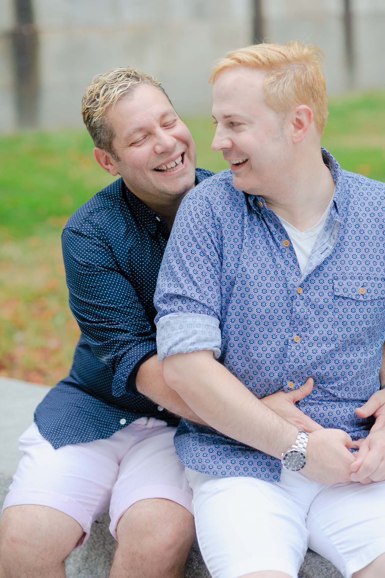 LGBTQ Engagment Session Castle Island Boston