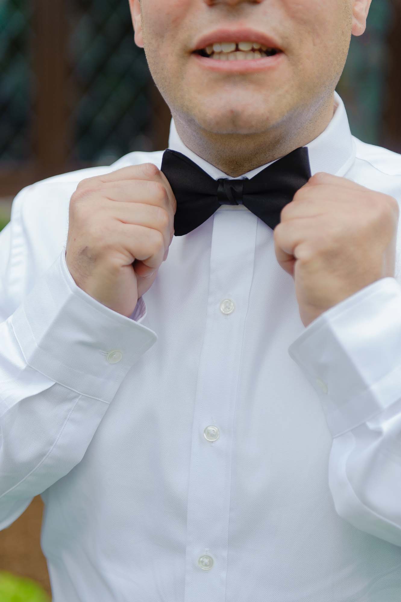 LGBTQ Wedding Groom Black Bowtie