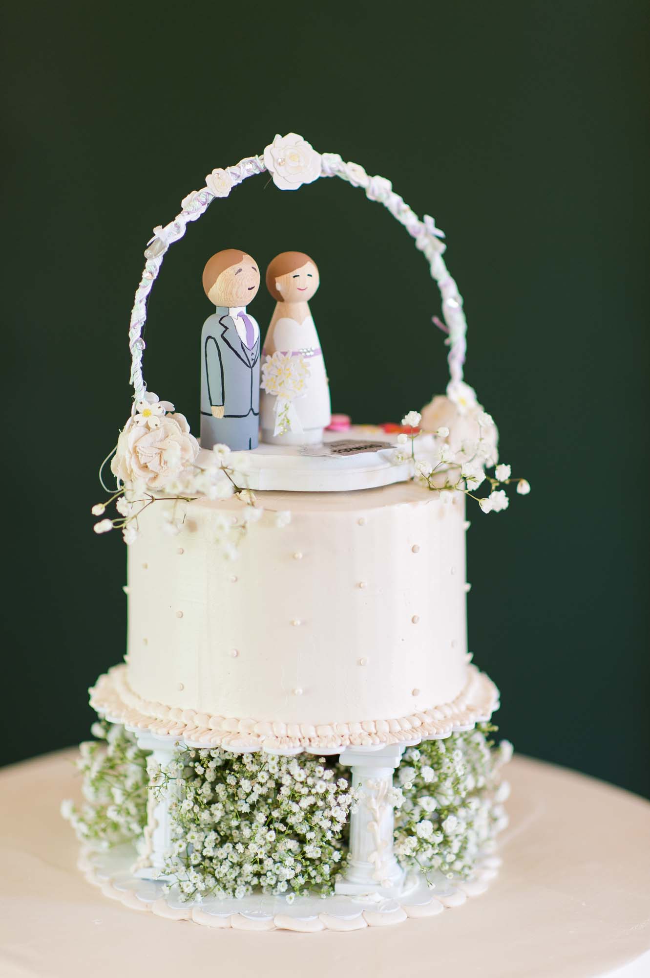 Lyman Estate Wedding Cake Topper