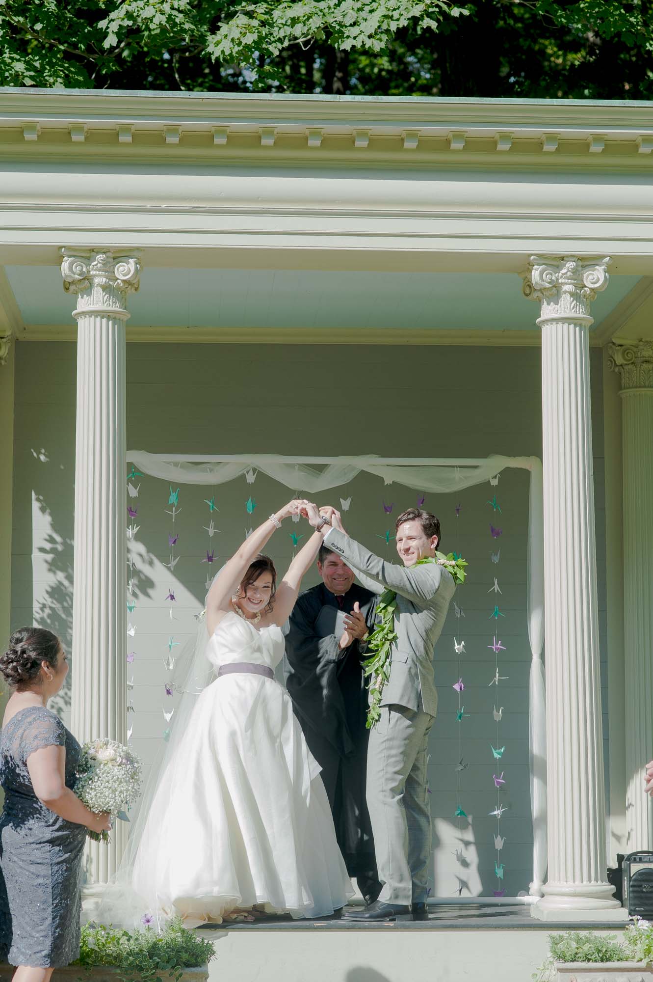 Lyman Estate Wedding Ceremony Outdoor