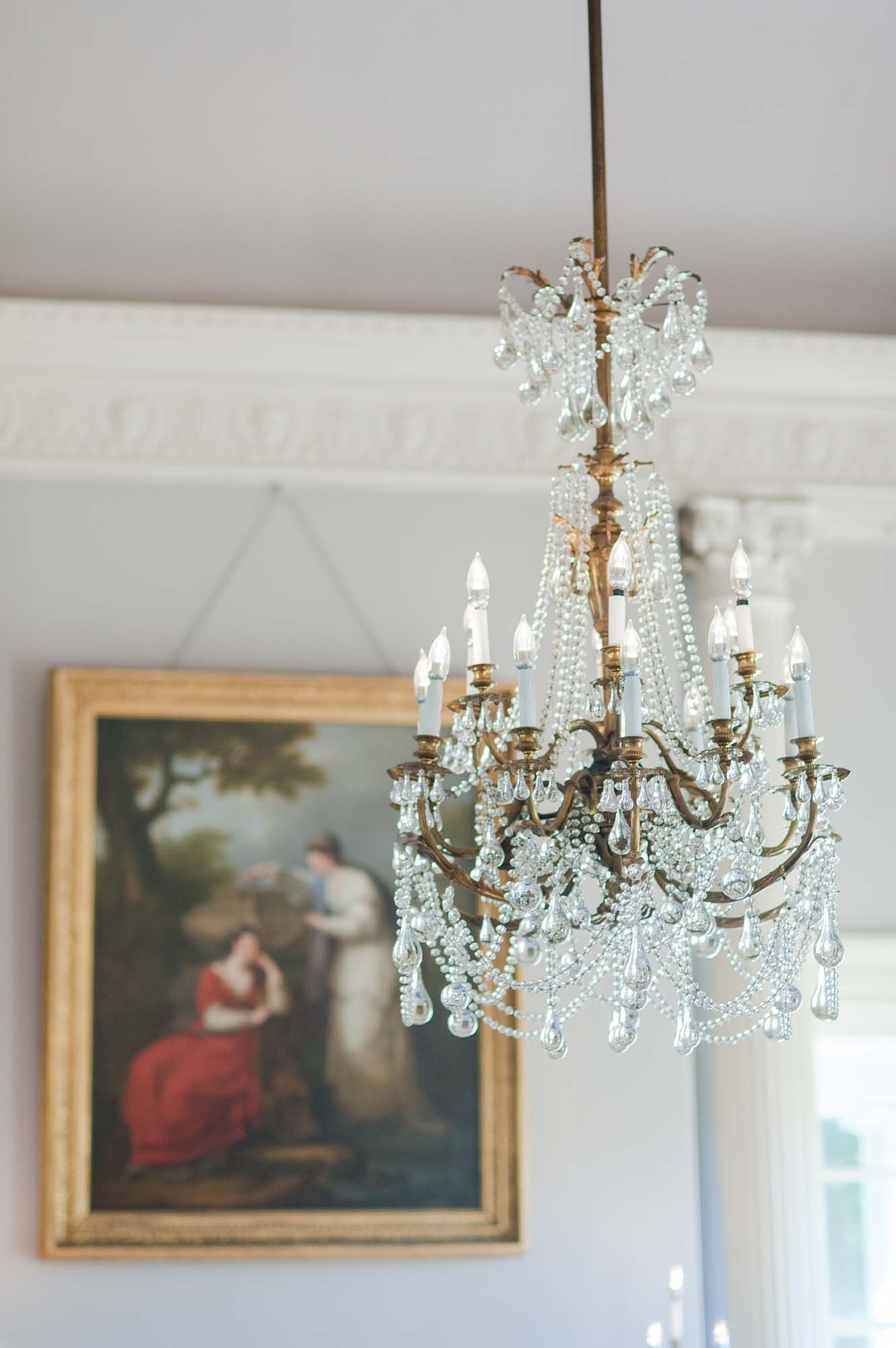 Lyman Estate Wedding Chandelier