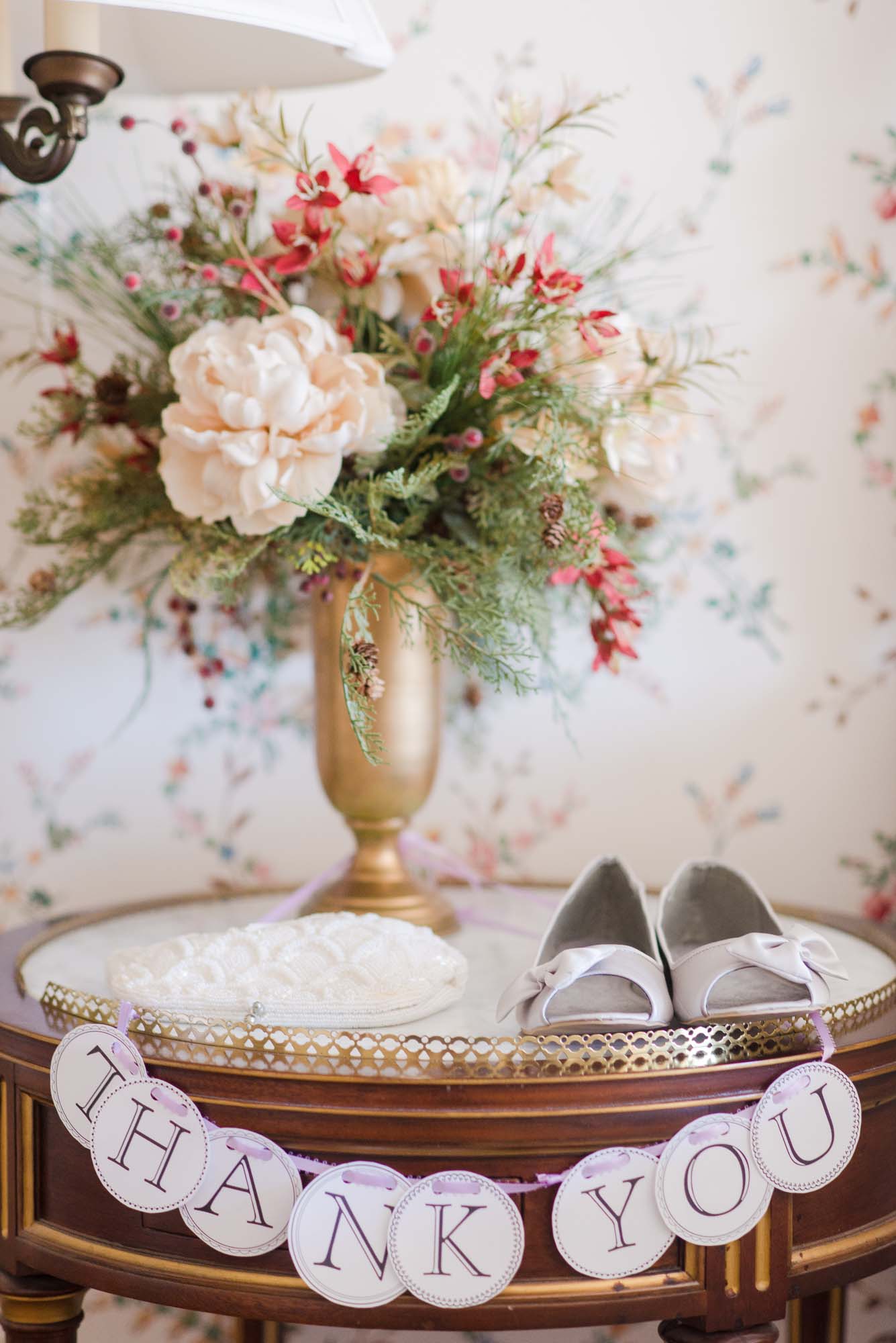 Lyman Estate Wedding Getting Ready Details