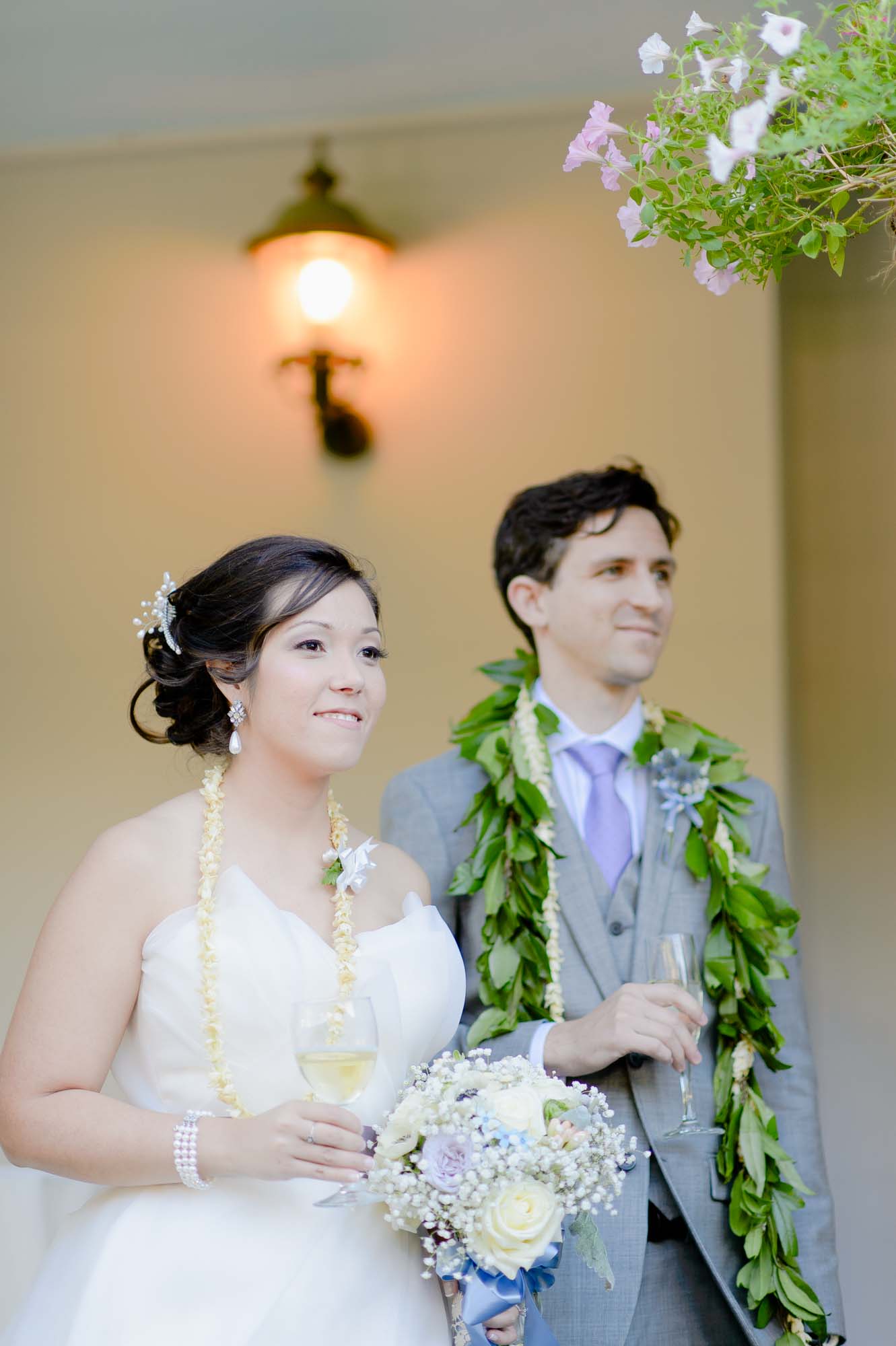 Lyman Estate Wedding Outdoor Toast