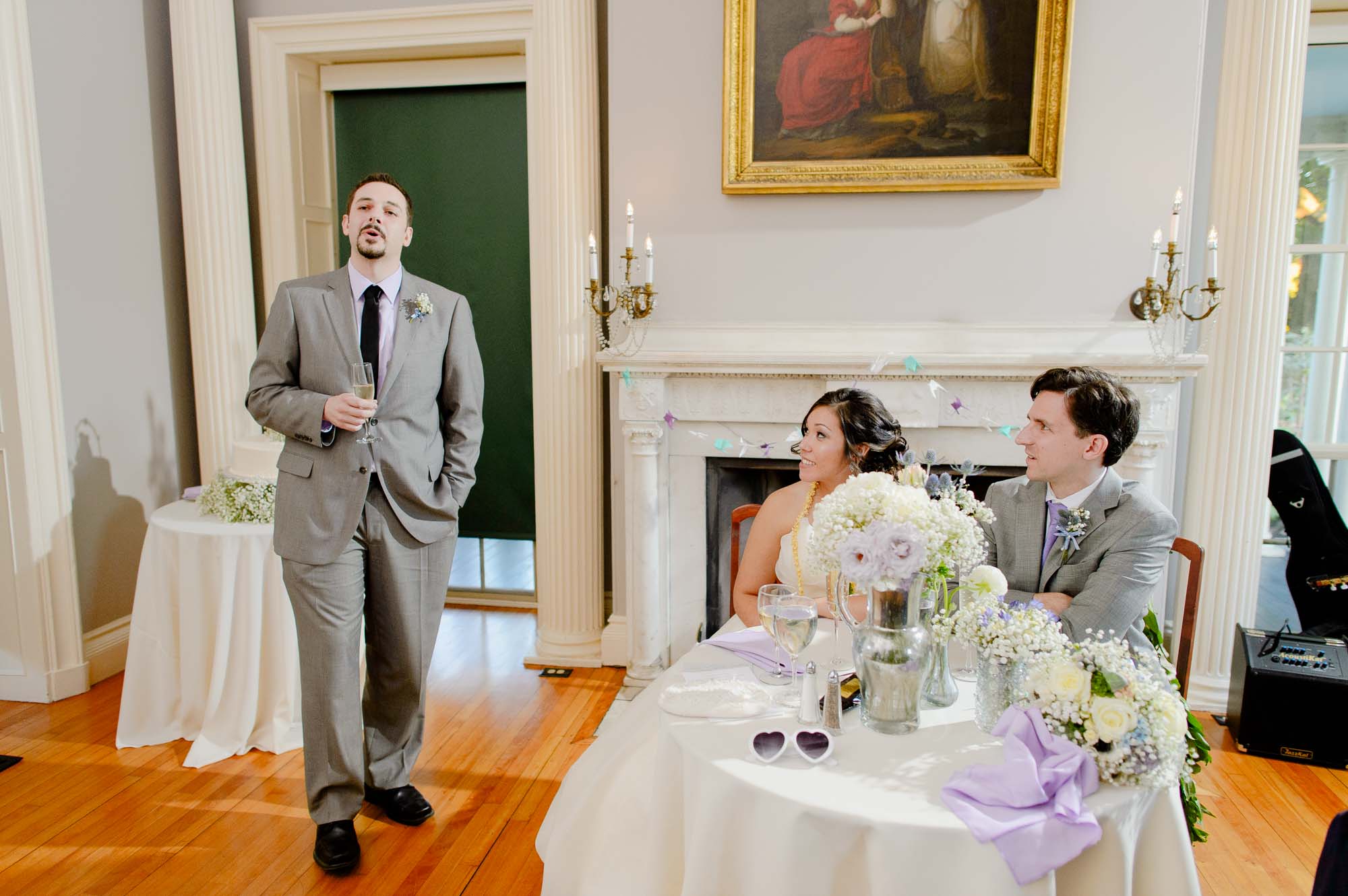 Lyman Estate Wedding Reception Best Man Speech