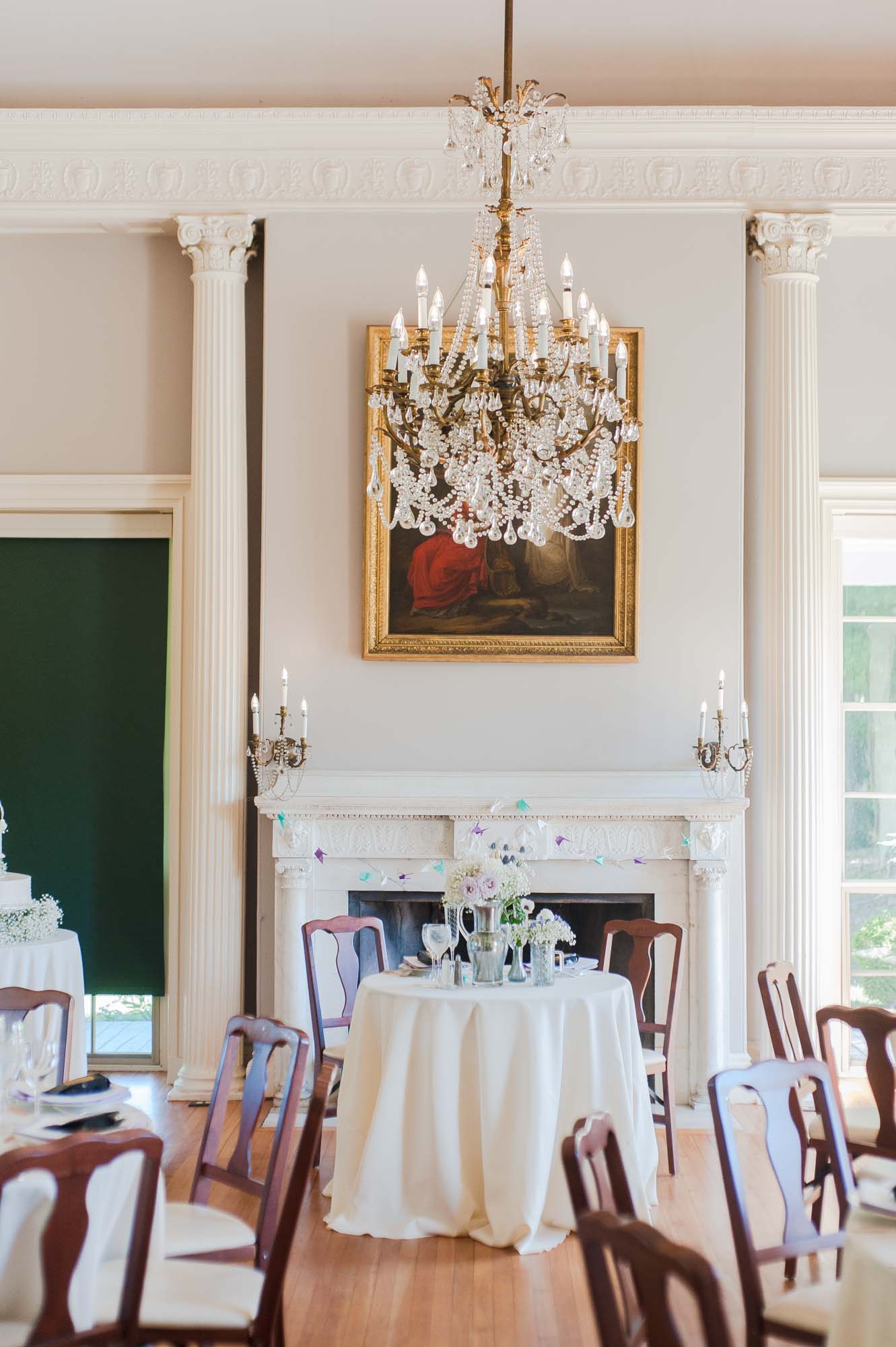 Lyman Estate Wedding Reception Tables