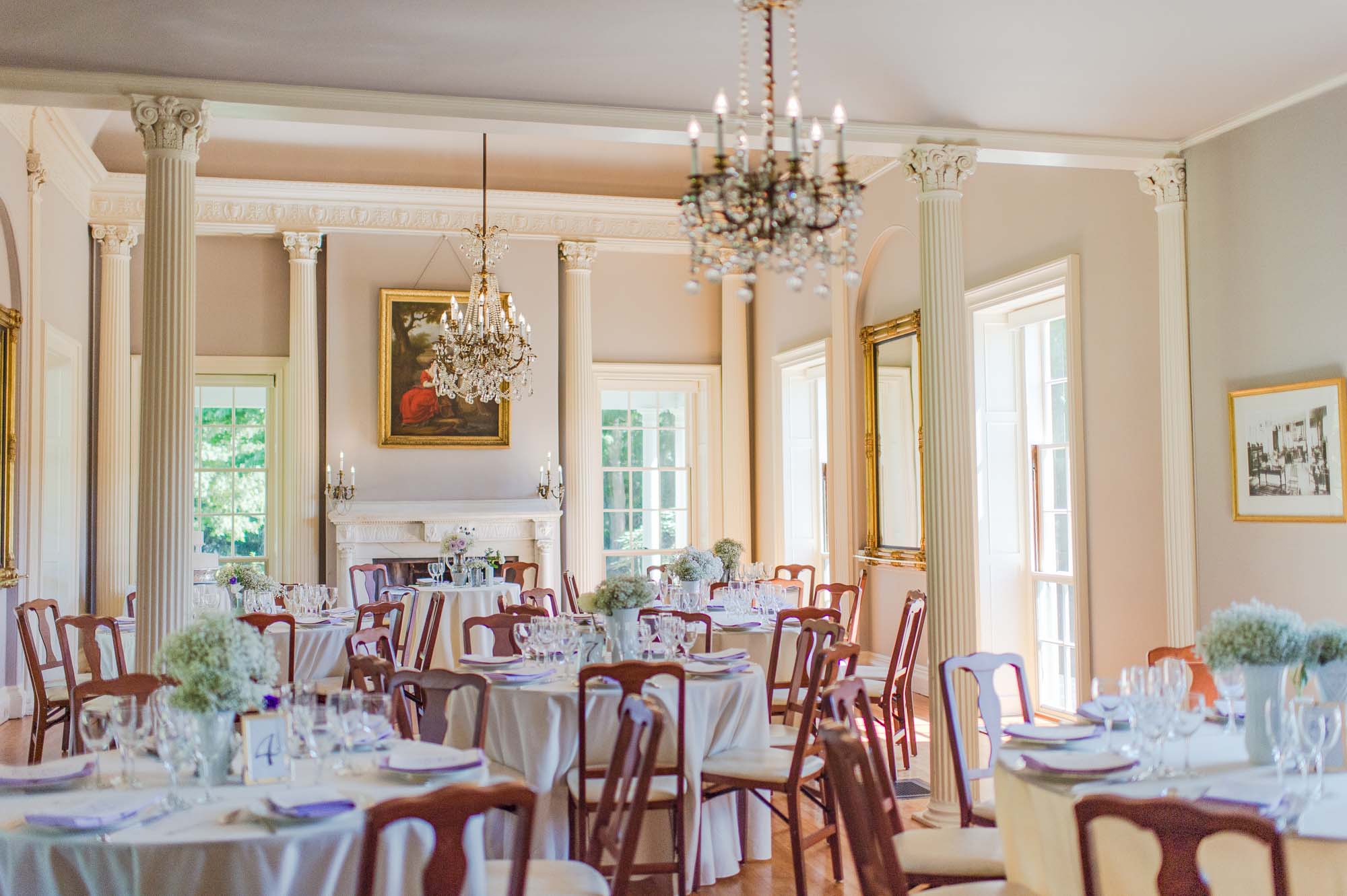 Lyman Estate Wedding Venue Reception Room Space