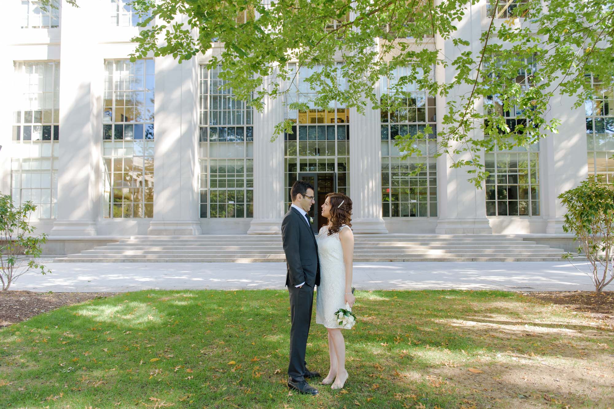 MIT Cambridge Wedding couple photo