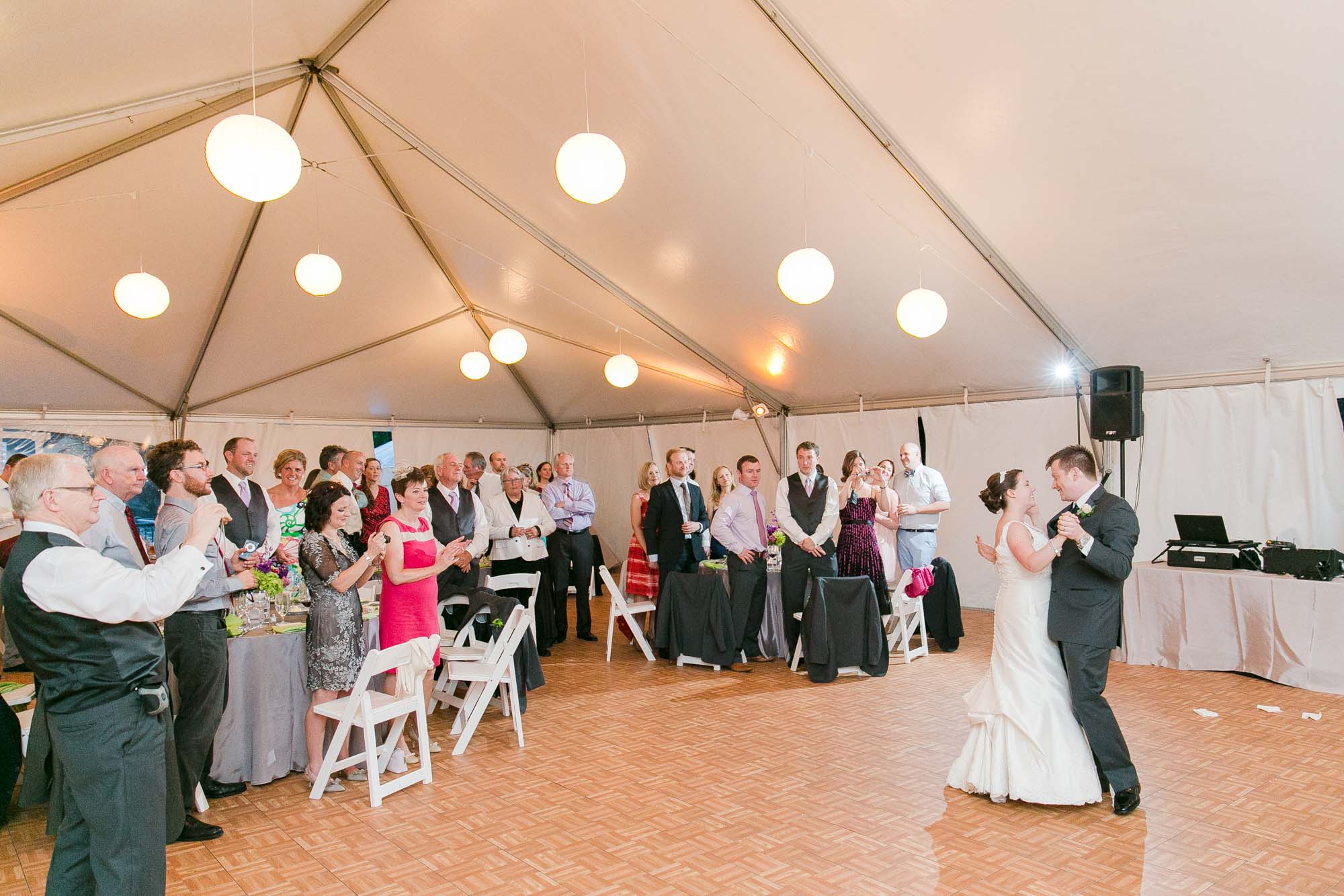 Museum Of Science Boston Tented Wedding Reception First Dance
