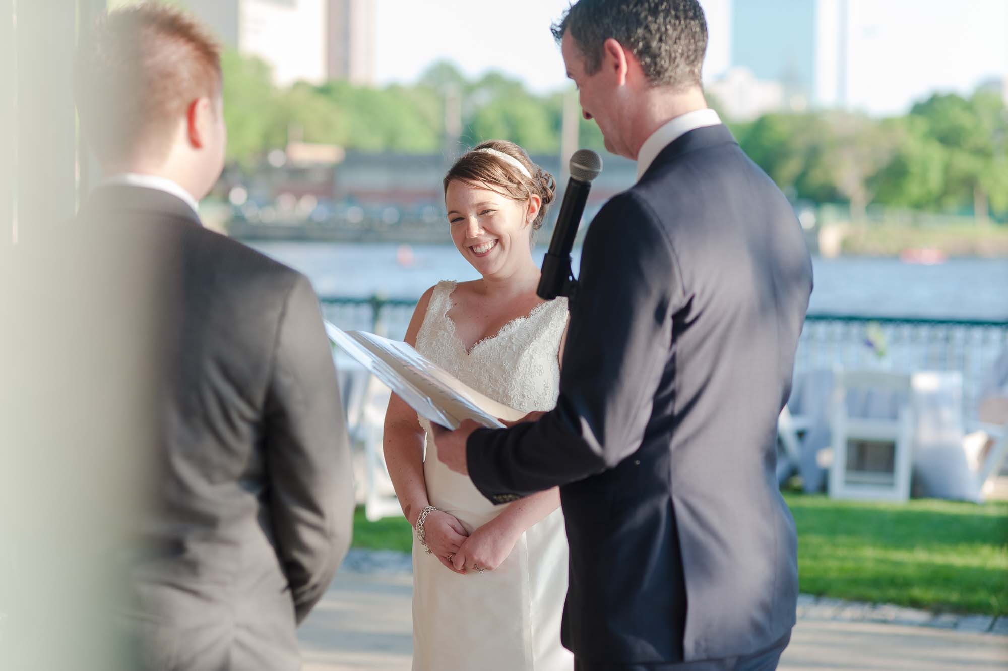 Museum Of Science Boston Wedding Cermeony Bride