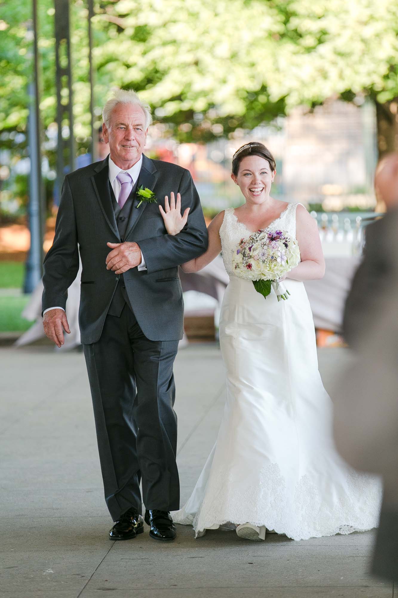 Museum Of Science Boston Wedding Cermeony Father Daughter Walk Down Aisle