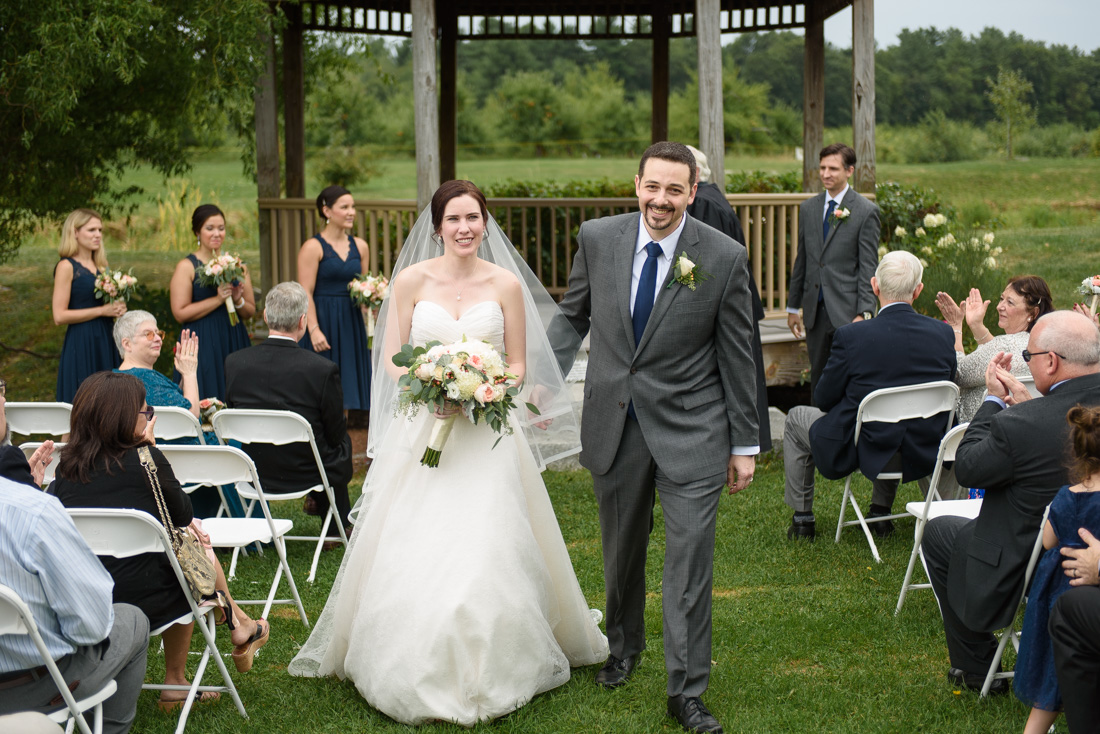 Nashoba Valley Winery Wedding Newly Wed