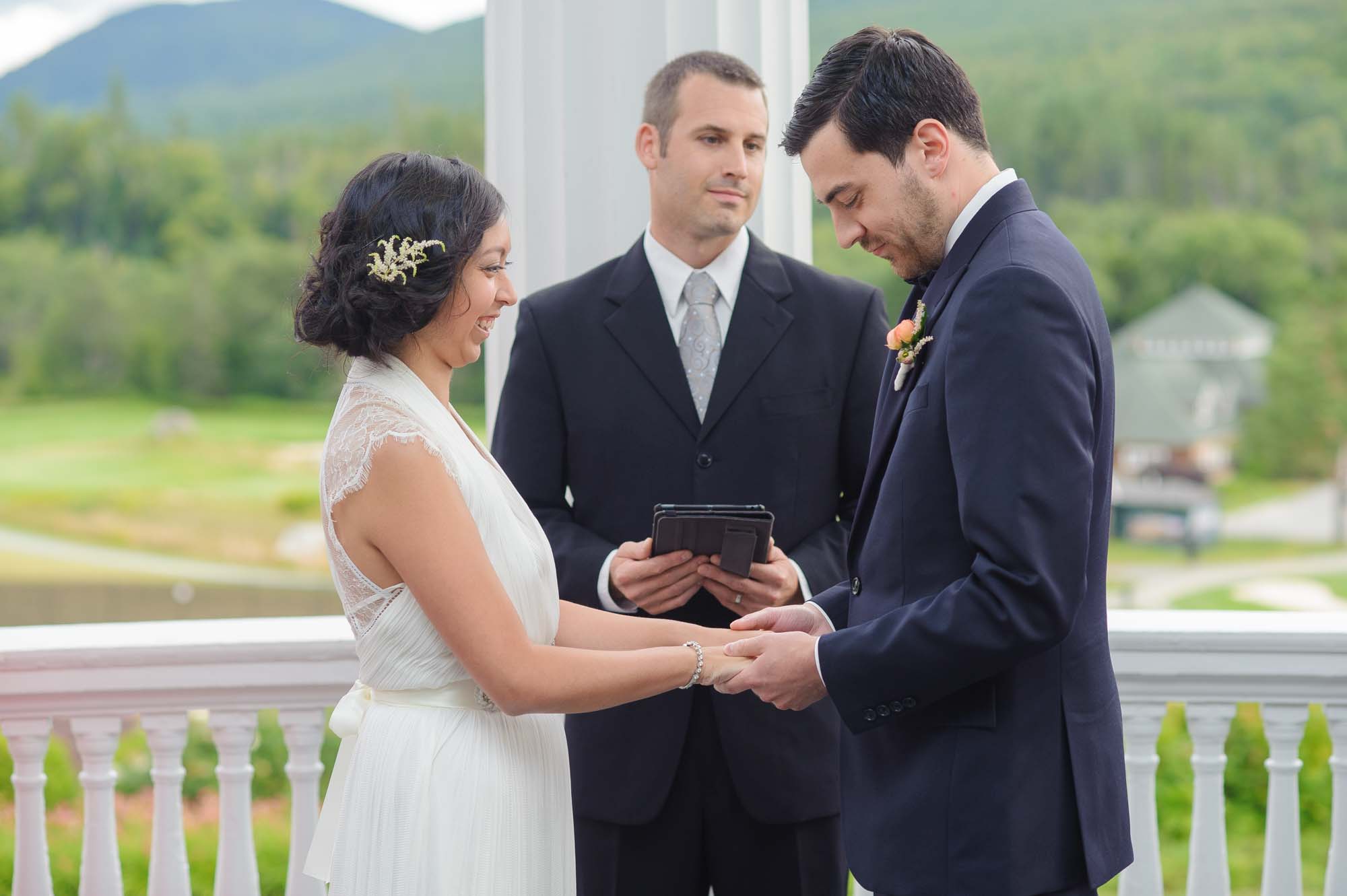 Omni Mount Washington Resort NH South Veranda Wedding Ceremony