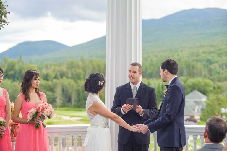 Omni Mount Washington Resort South Veranda Wedding Ceremony