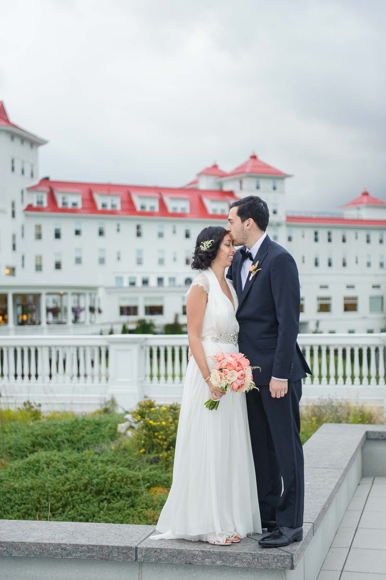 Omni Mount Washington Resort Wedding Bride Groom