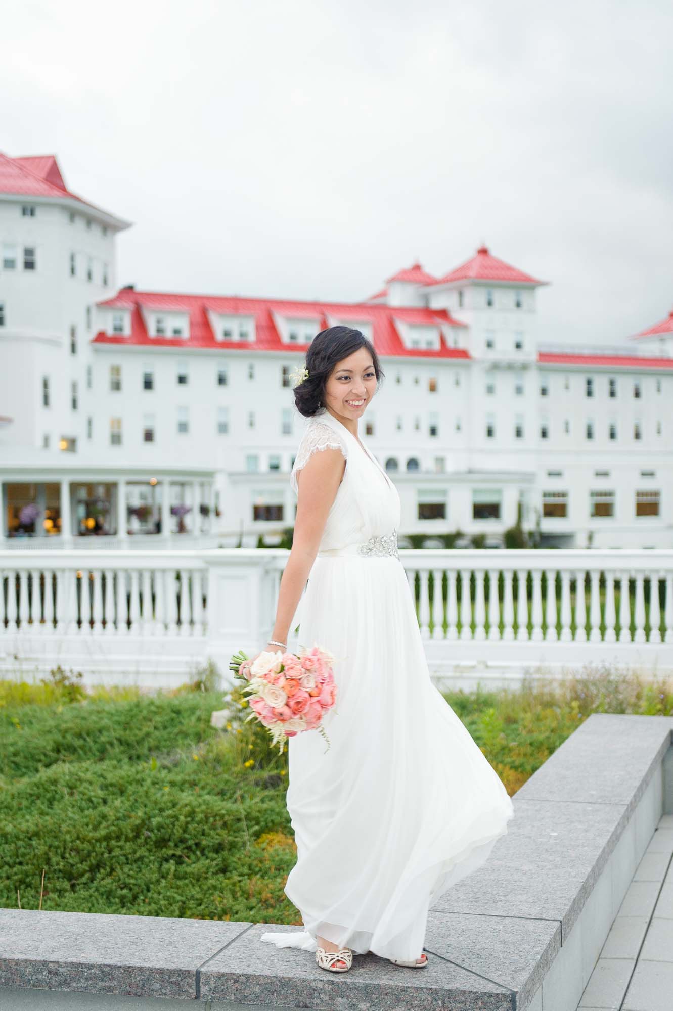 Omni Mount Washington Resort Wedding Bride
