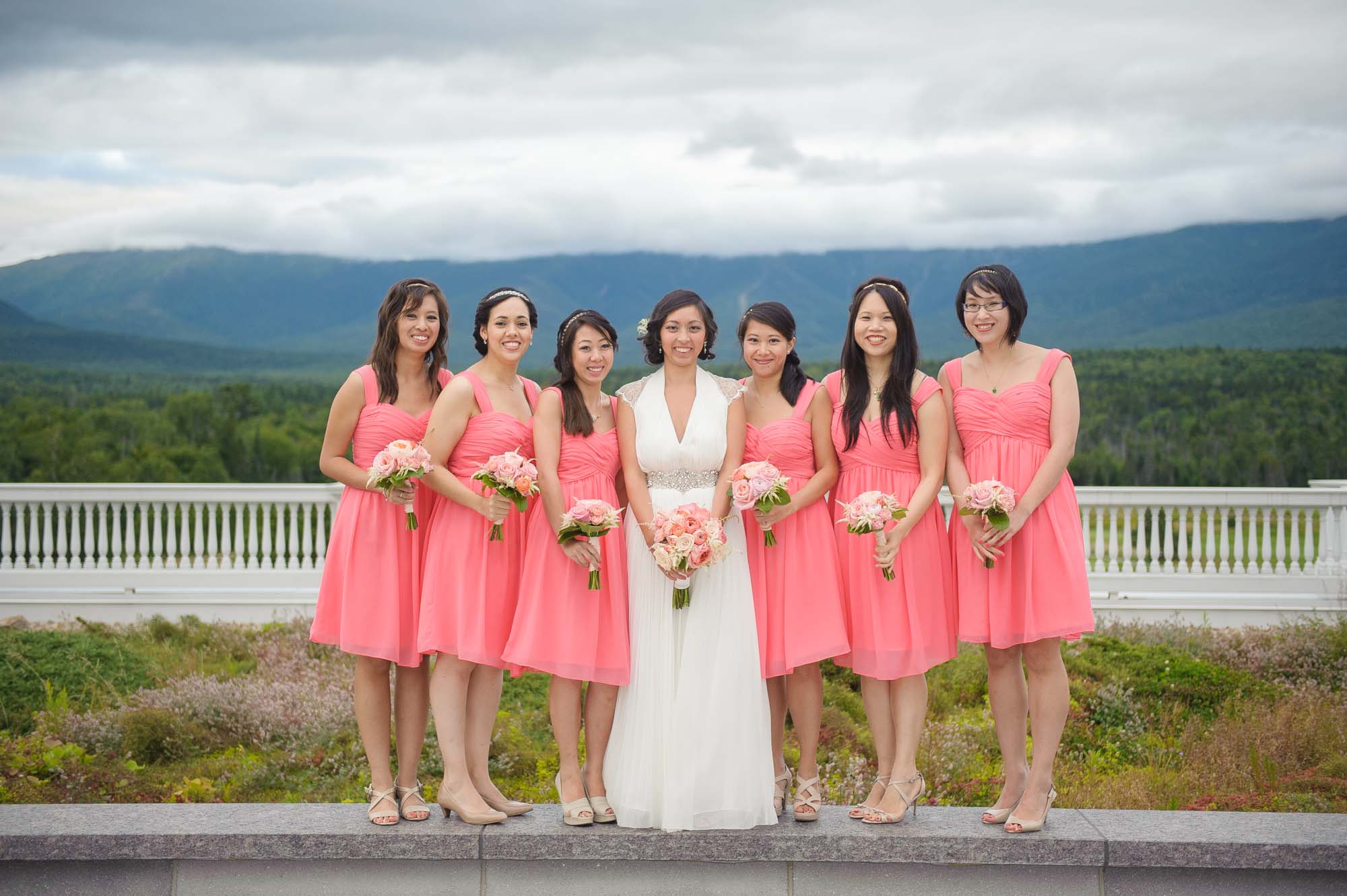 Omni Mount Washington Resort Wedding Bridesmaids