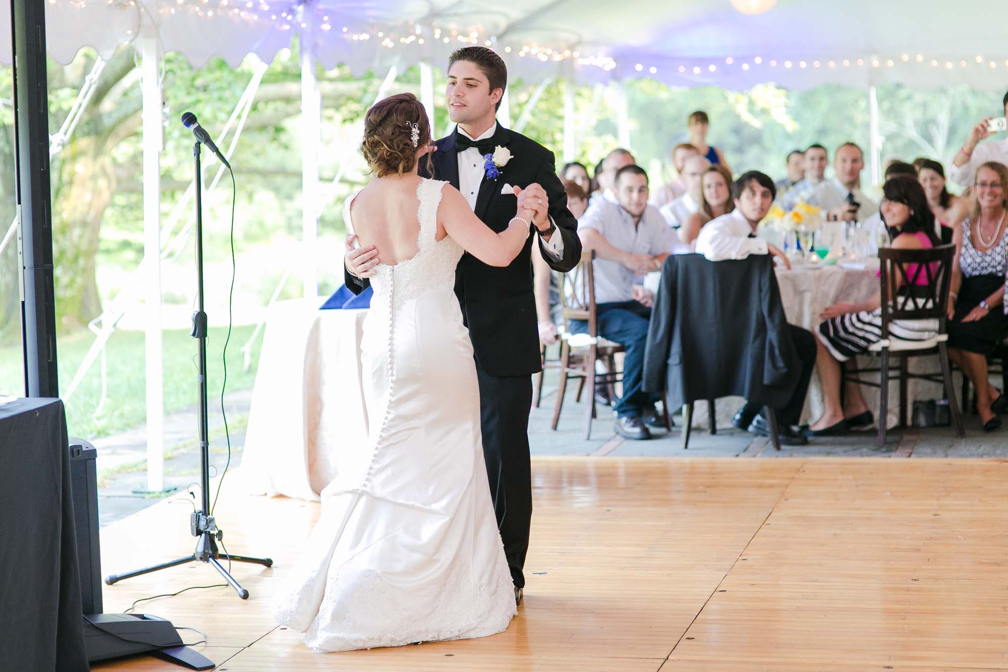 Pierce House Tent Wedding First Dance