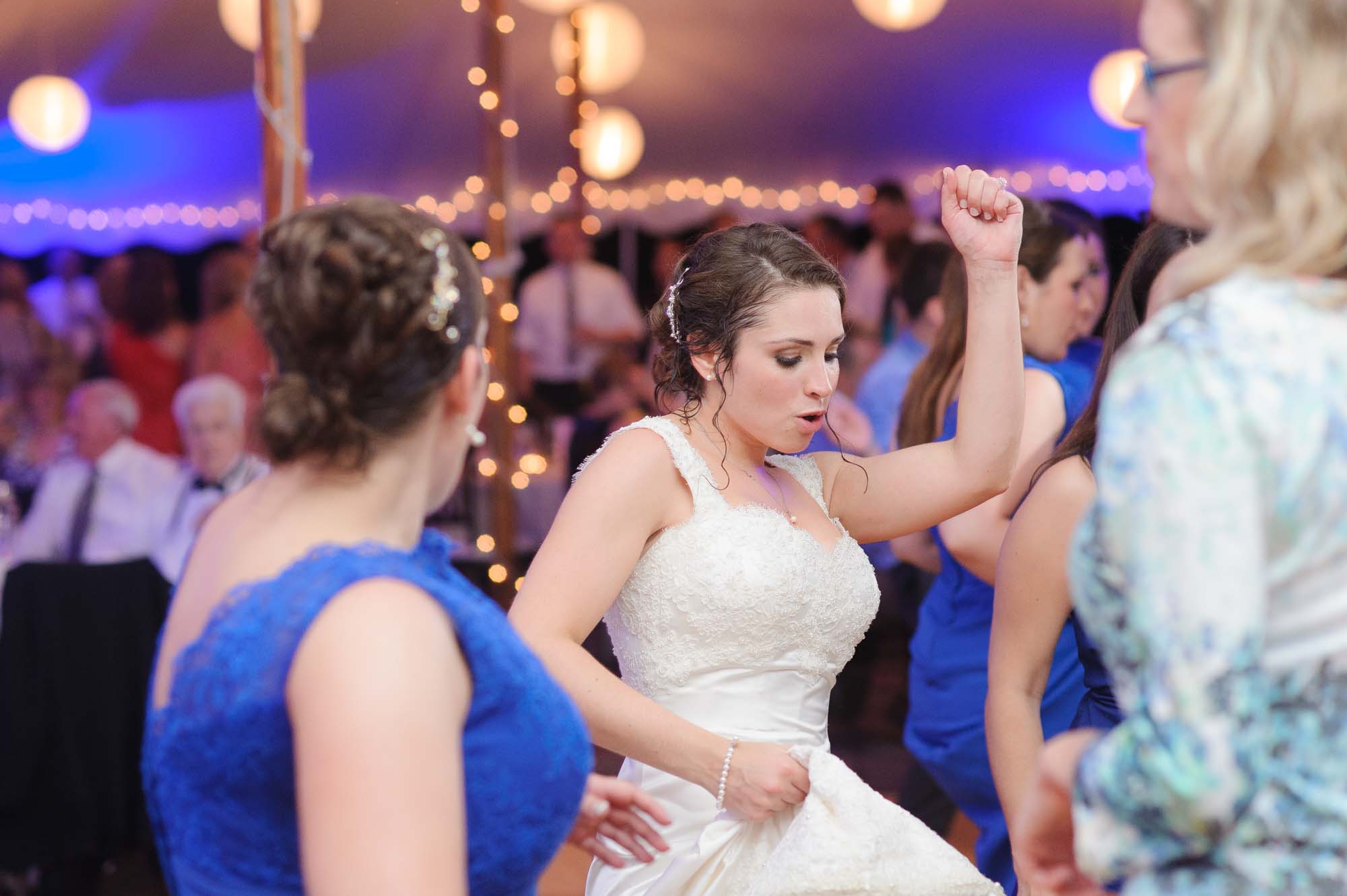 Pierce House Wedding Bride Dancing