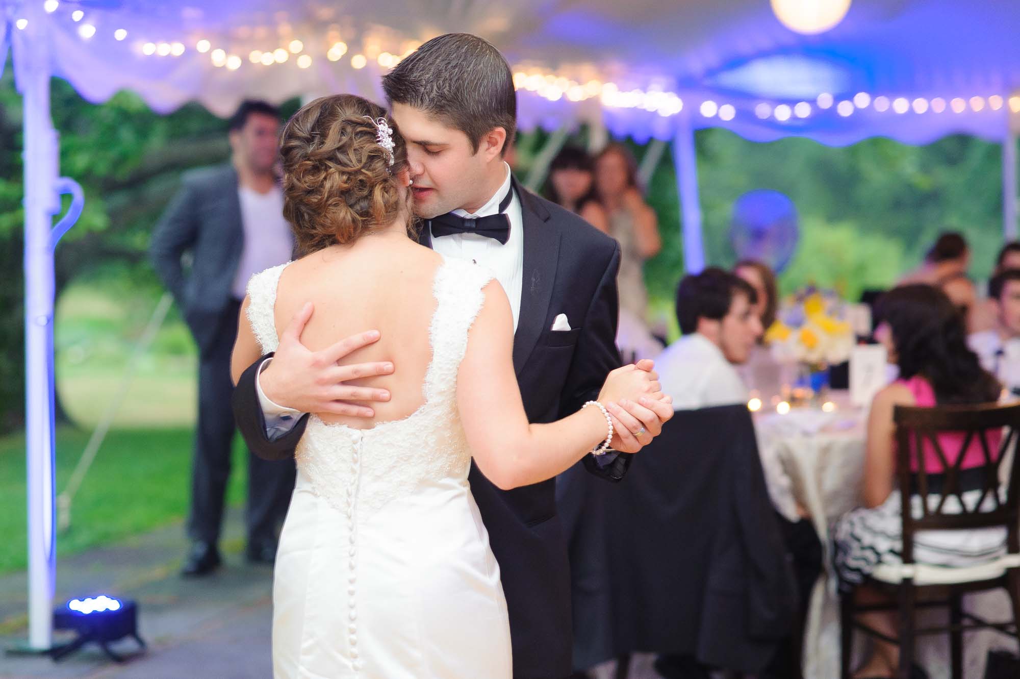 Pierce House Wedding Bride Groom Dance