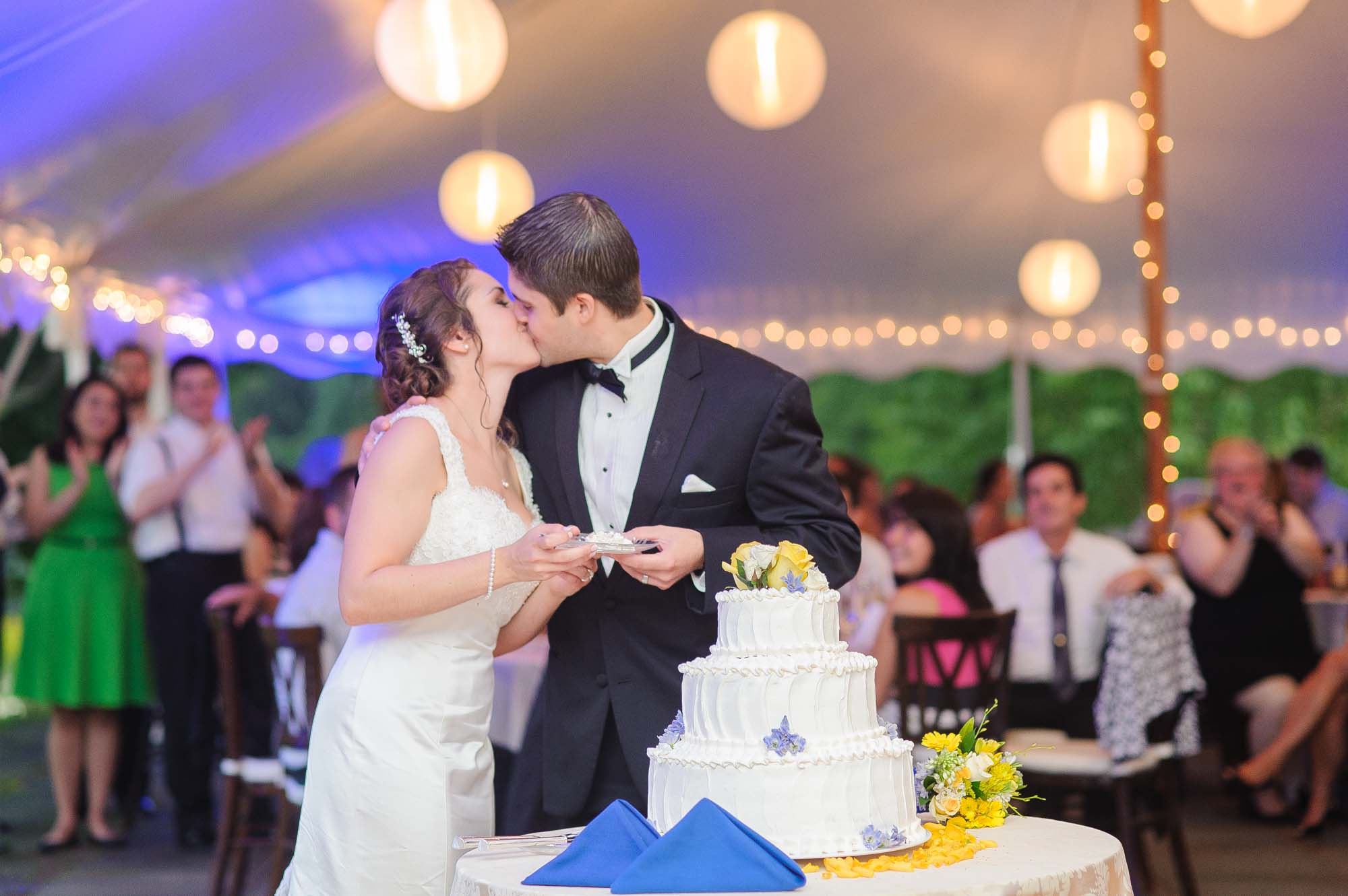 Pierce House Wedding Cake Cutting