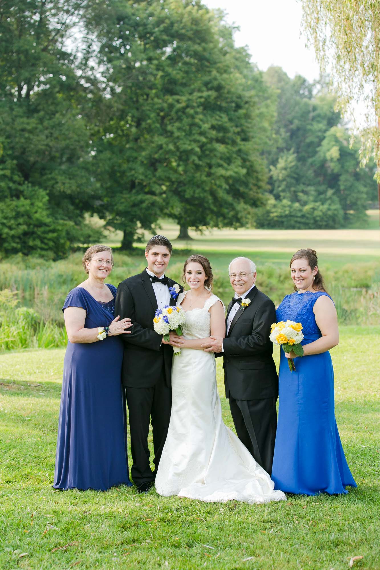 Pierce House Wedding Family Photo