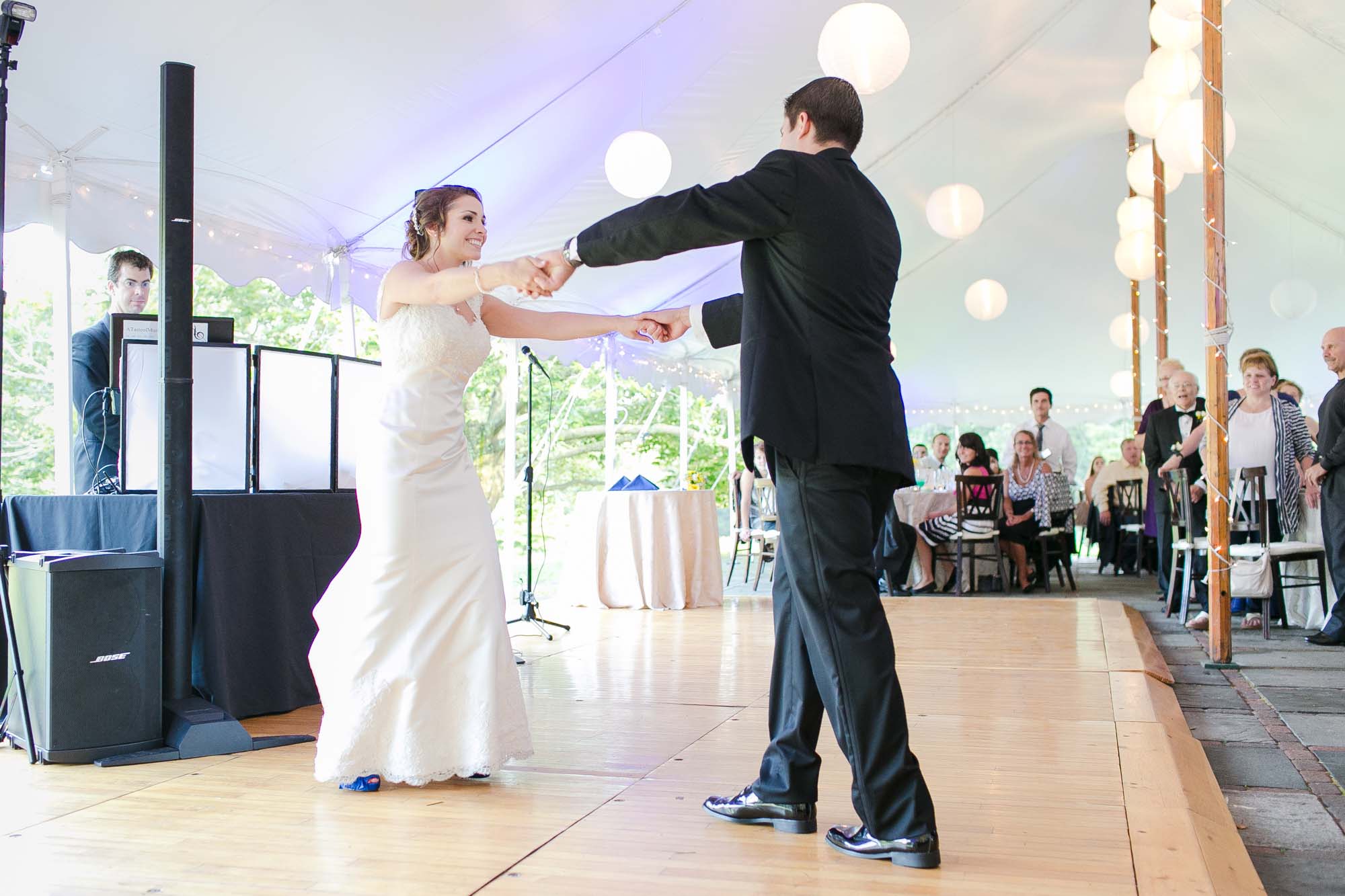 Pierce House Wedding Reception First Dance