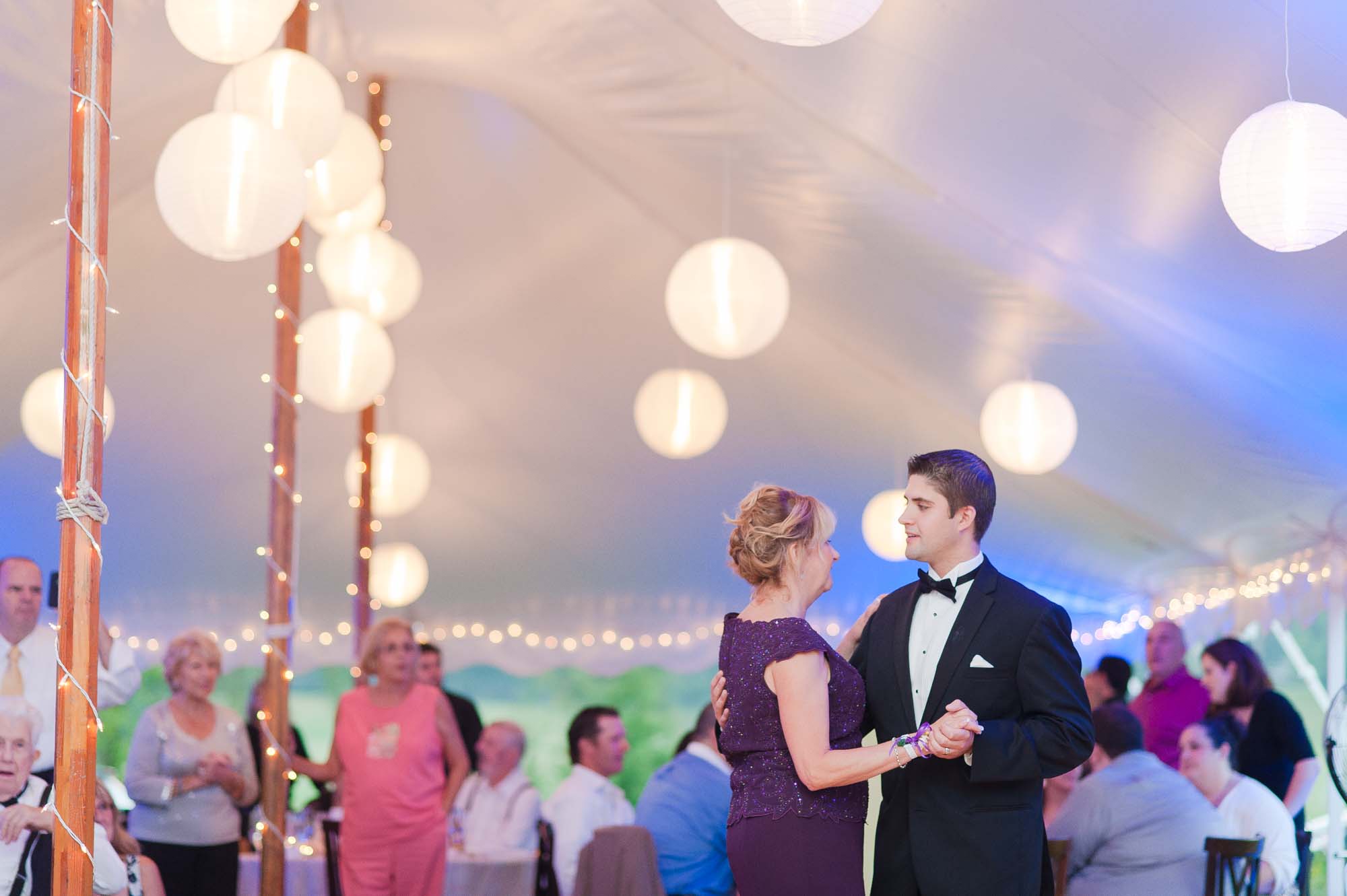 Pierce House Wedding Reception Mother Son Dance