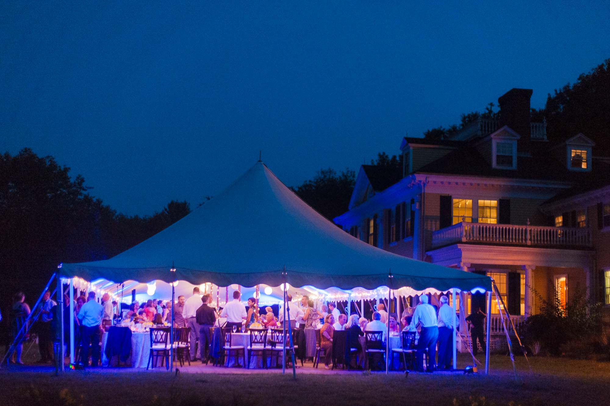 Pierce House Wedding Reception Tent