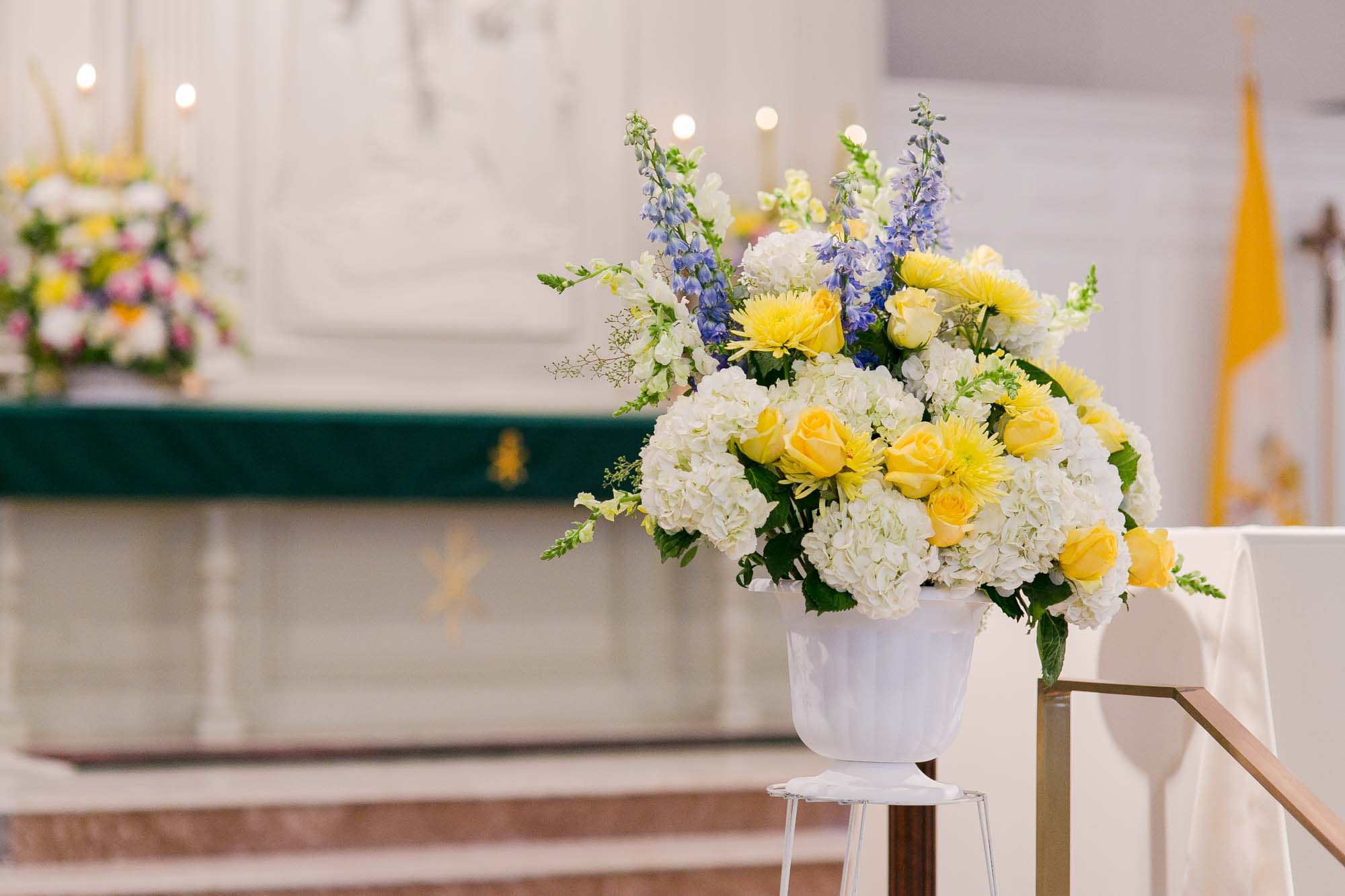 St. Brigid Parish Lexington MA Wedding Flower