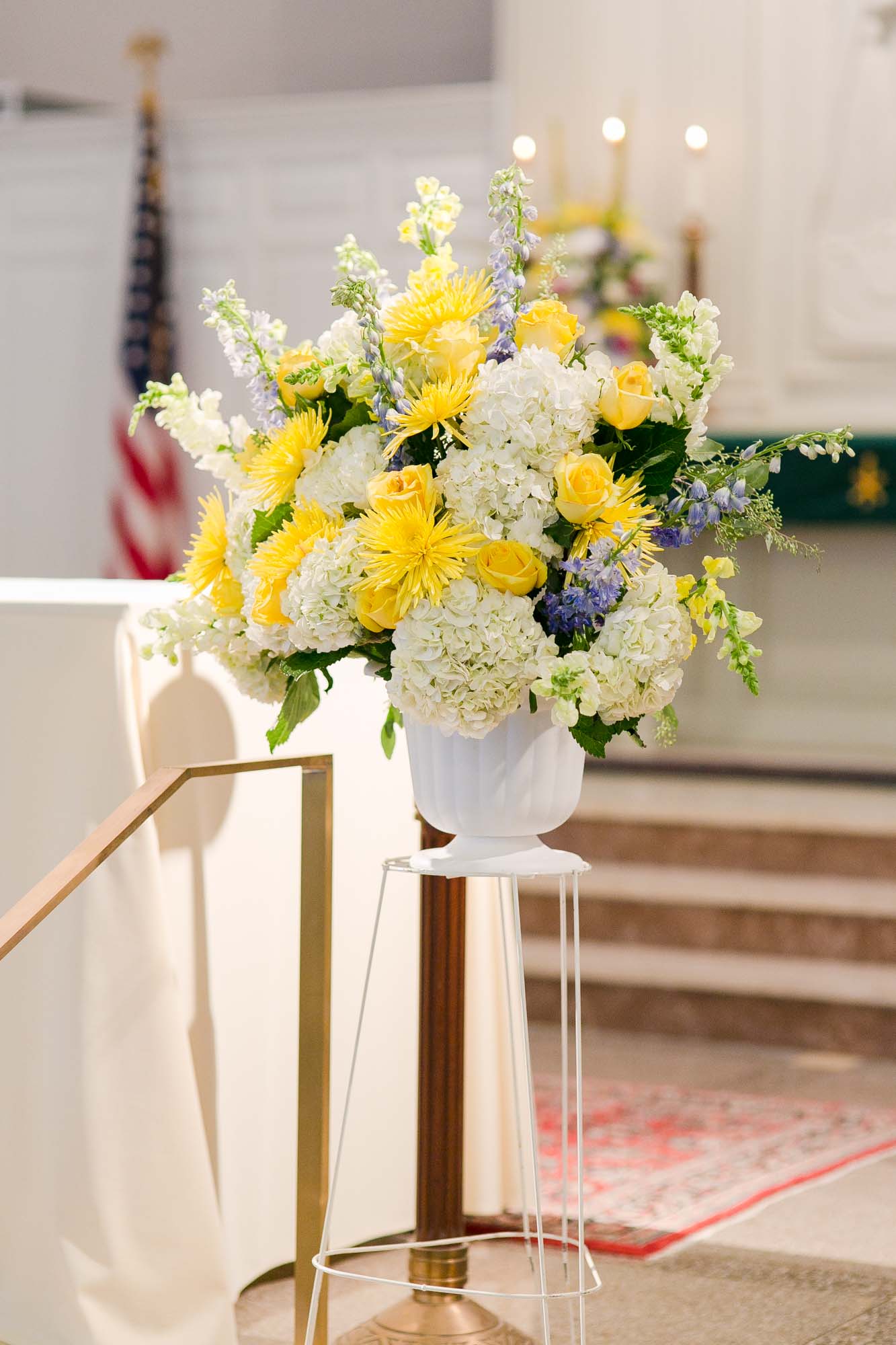 St. Brigid Parish Lexington MA Wedding Flowers