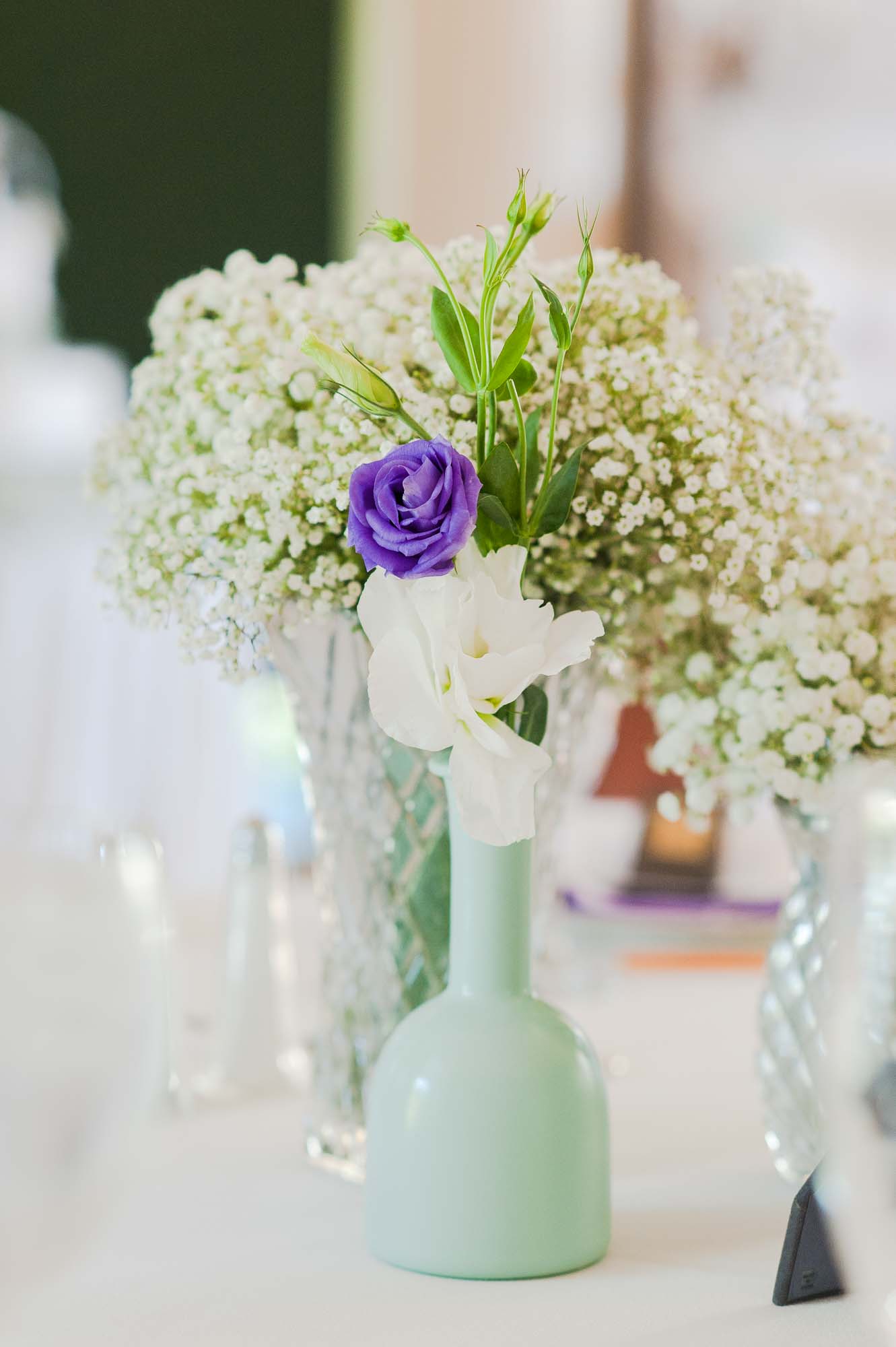 Table Centerpieces Lyman Estate Wedding