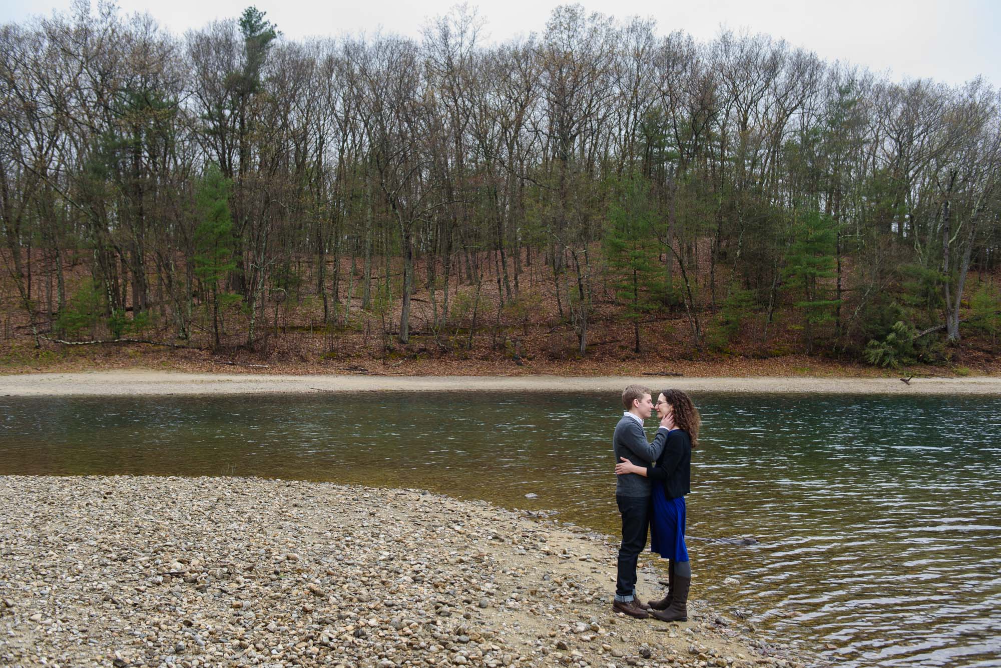 Walden Pond LGBTQ Couple Engagement Session