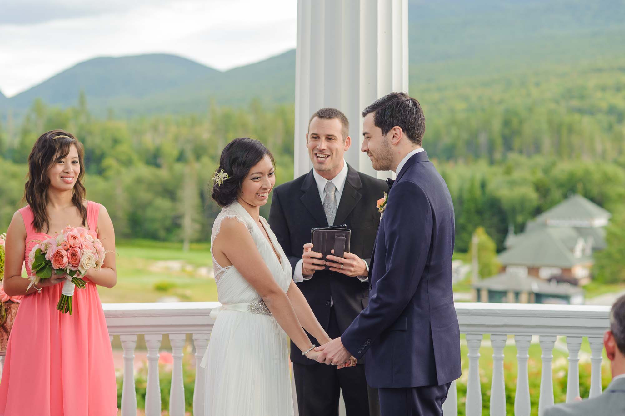 Wedding Ceremony Omni Mount Washington Resort South Veranda