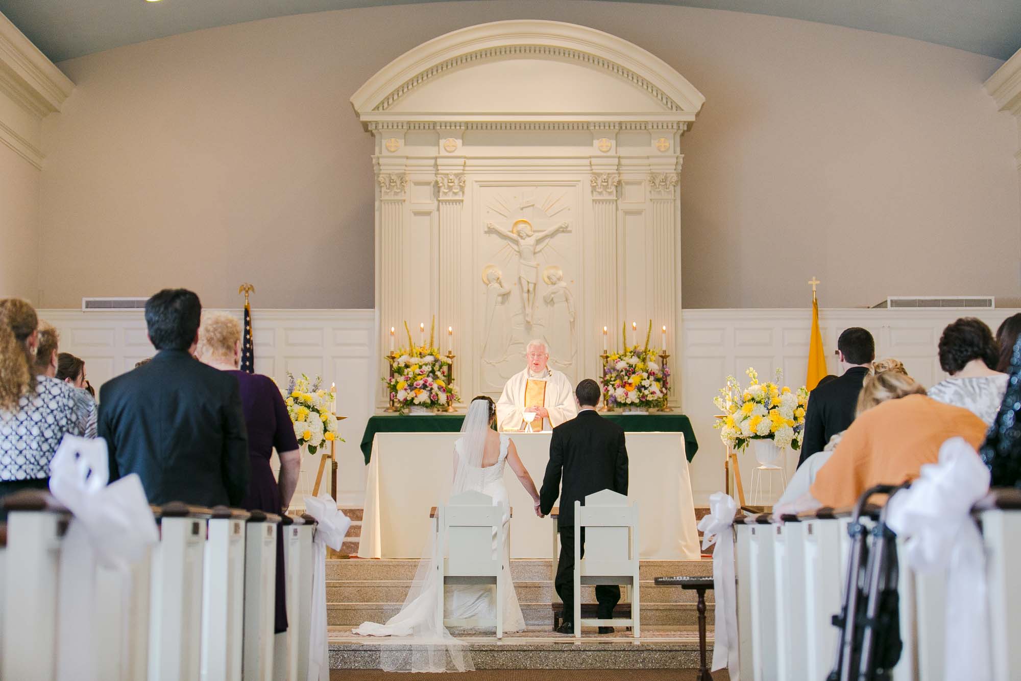 Wedding Ceremony At St. Brigid Parish Lexington MA