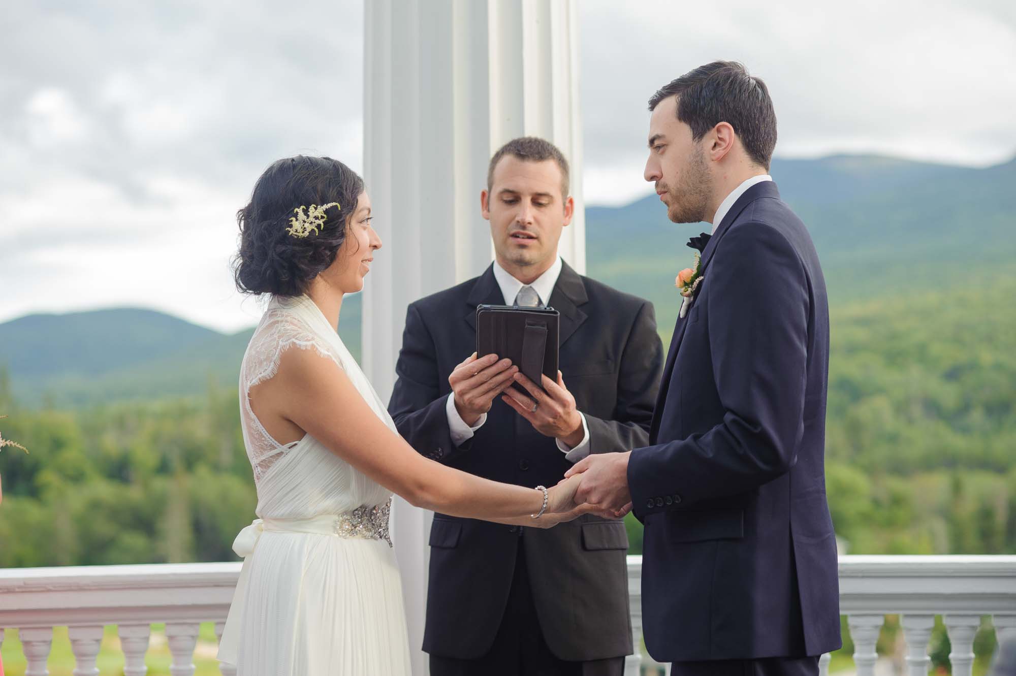 Wedding Cermeony Omni Mount Washington Resort Wedding Bretton Woods NH