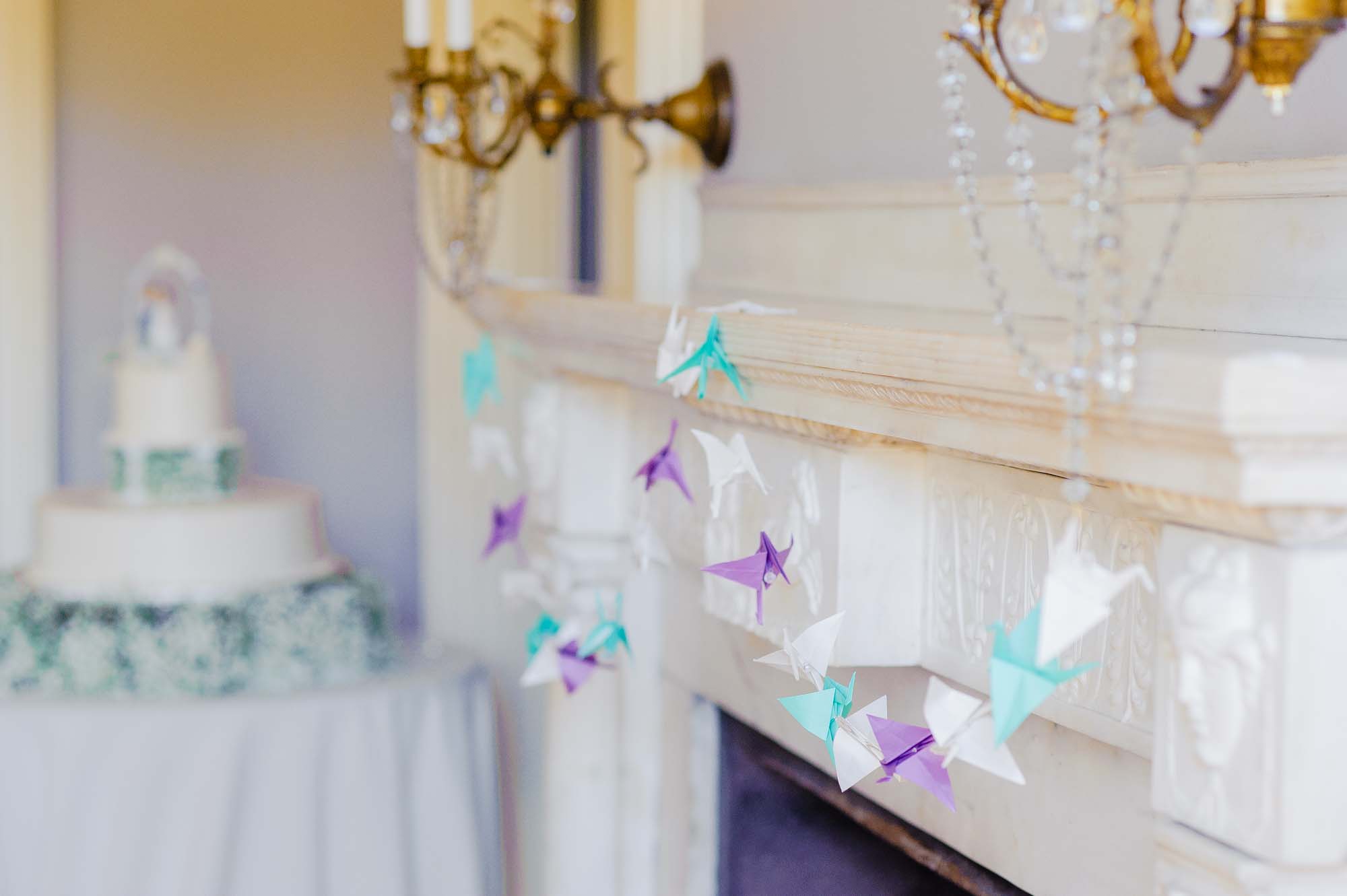 Wedding Decor Paper Cranes Lyman Estate