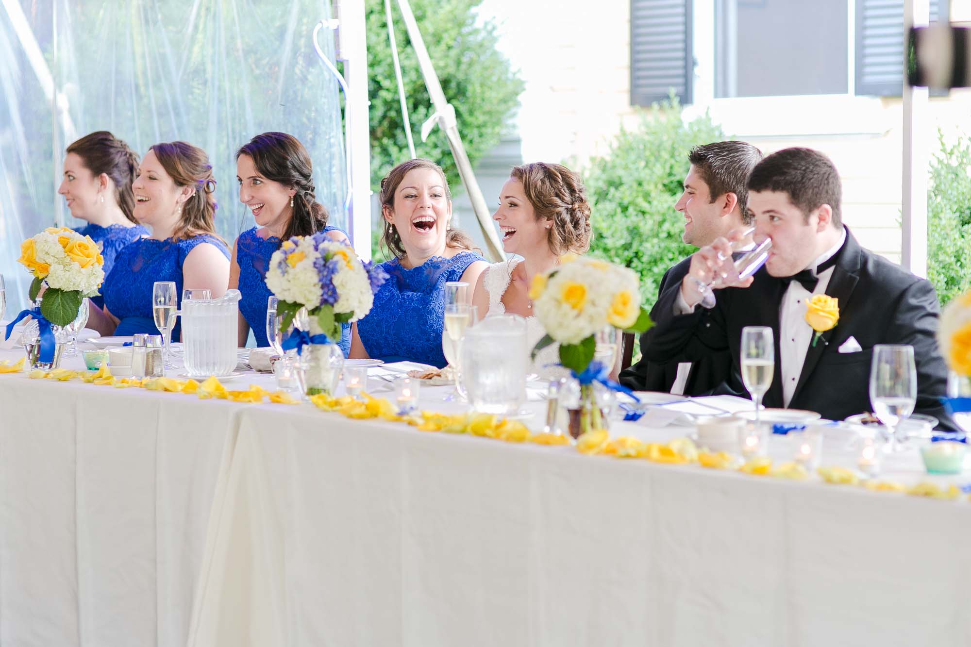 Wedding Reception Pierce House Long Table