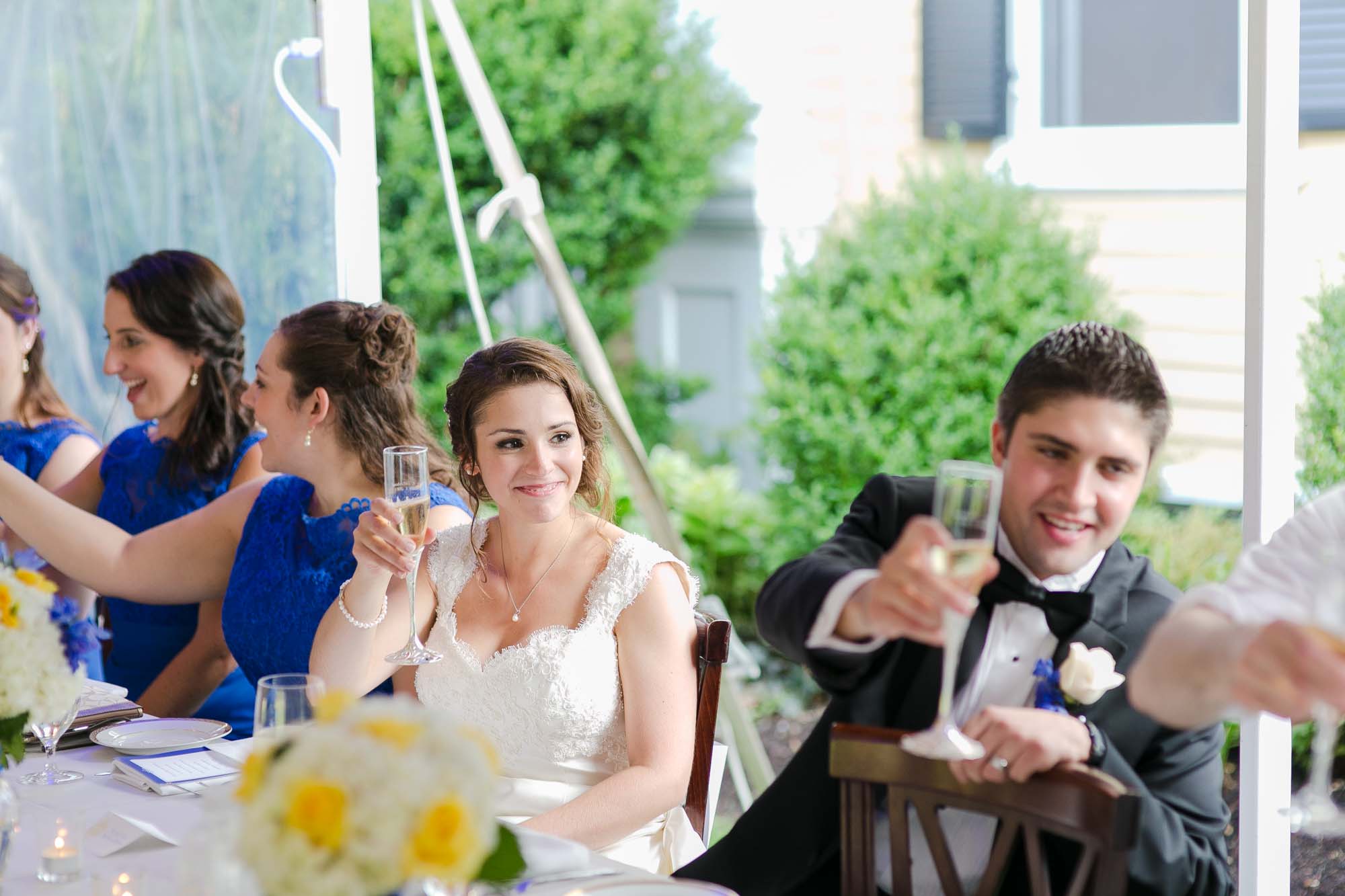 Wedding Reception Toast Pierce House