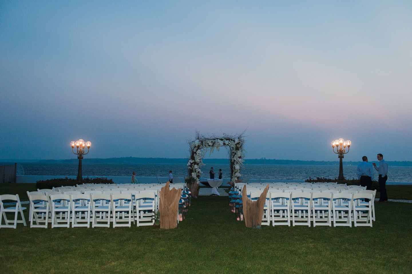 Belle Mer Wedding Ceremony Outdoors