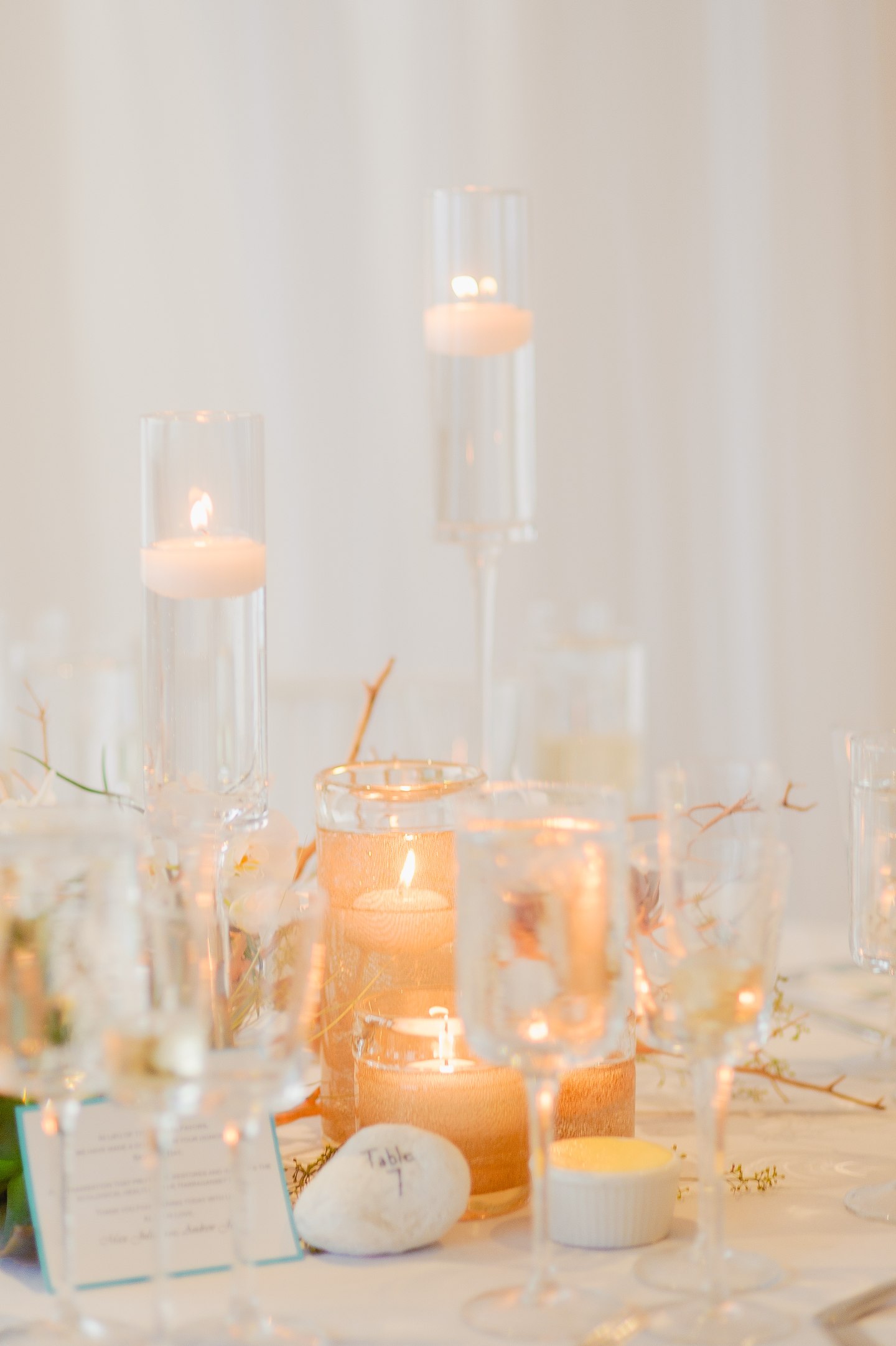 Belle Mer Wedding Table Centerpiece