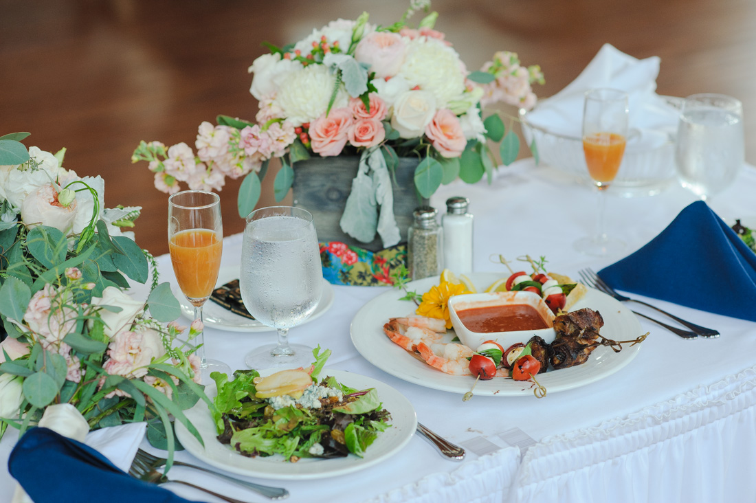 Bride Groom Reception Table