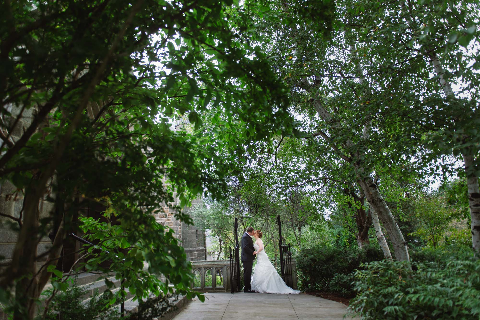 Chestnut Hill Wedding Photography Cloister Garden