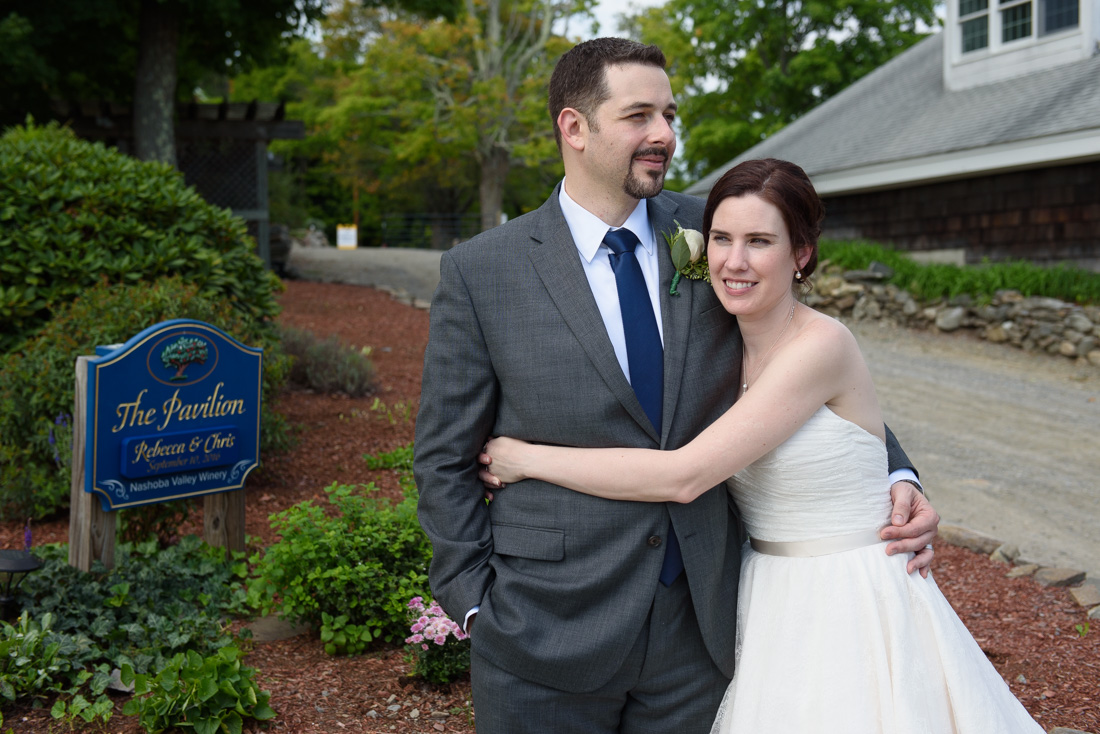 Custom Wedding Sign Nashoba Winery